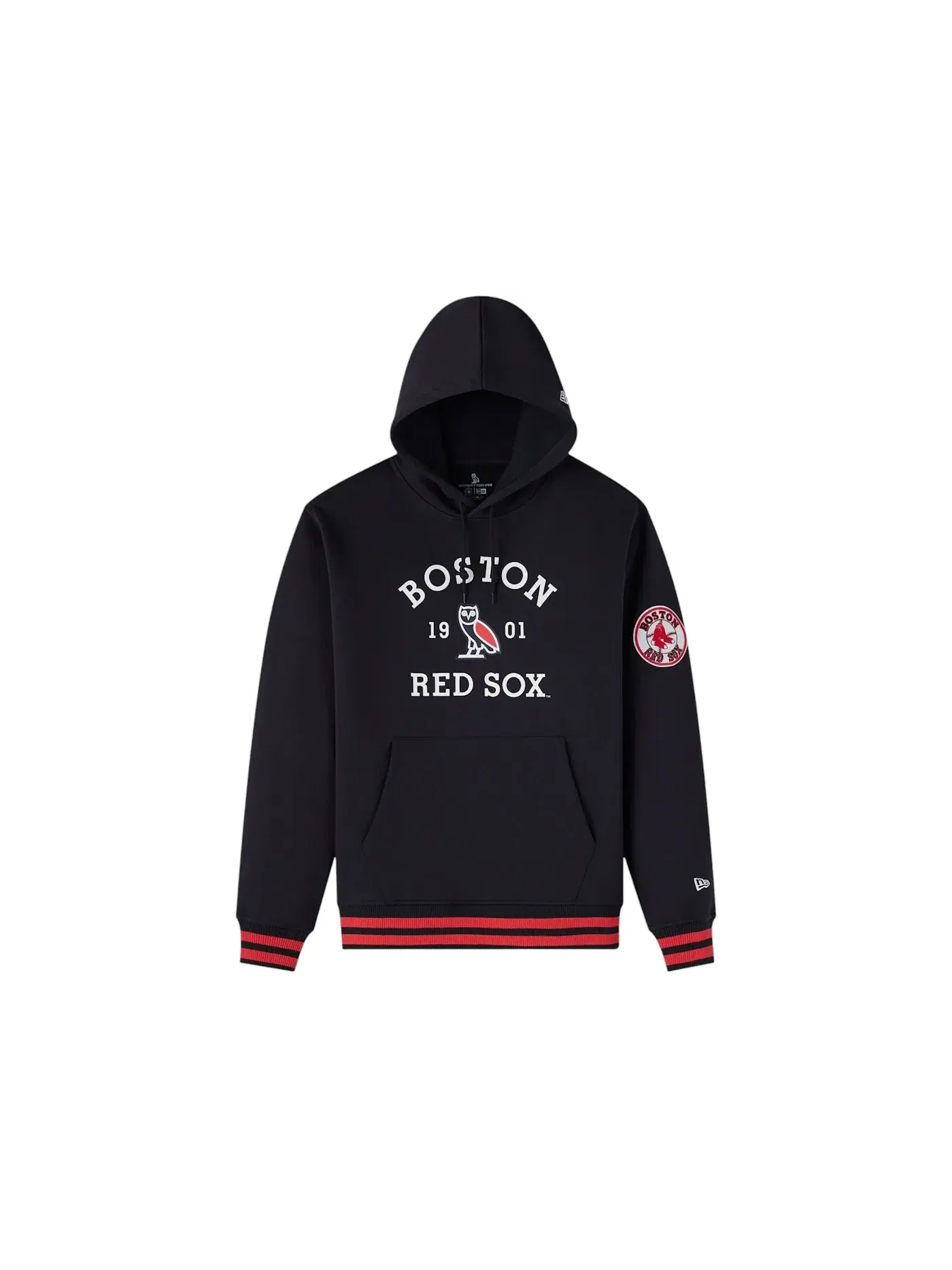 Мужская худи OVO x New Era MLB Boston Red Sox — изображение 1 из 2, темно-синий