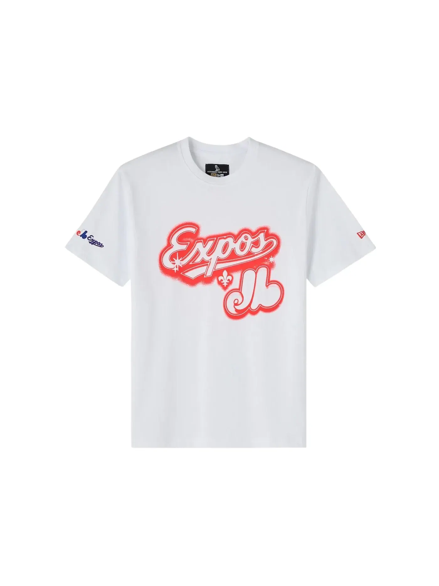 Мужская футболка OVO x New Era MLB Montreal Expos — изображение 1 из 2, белый