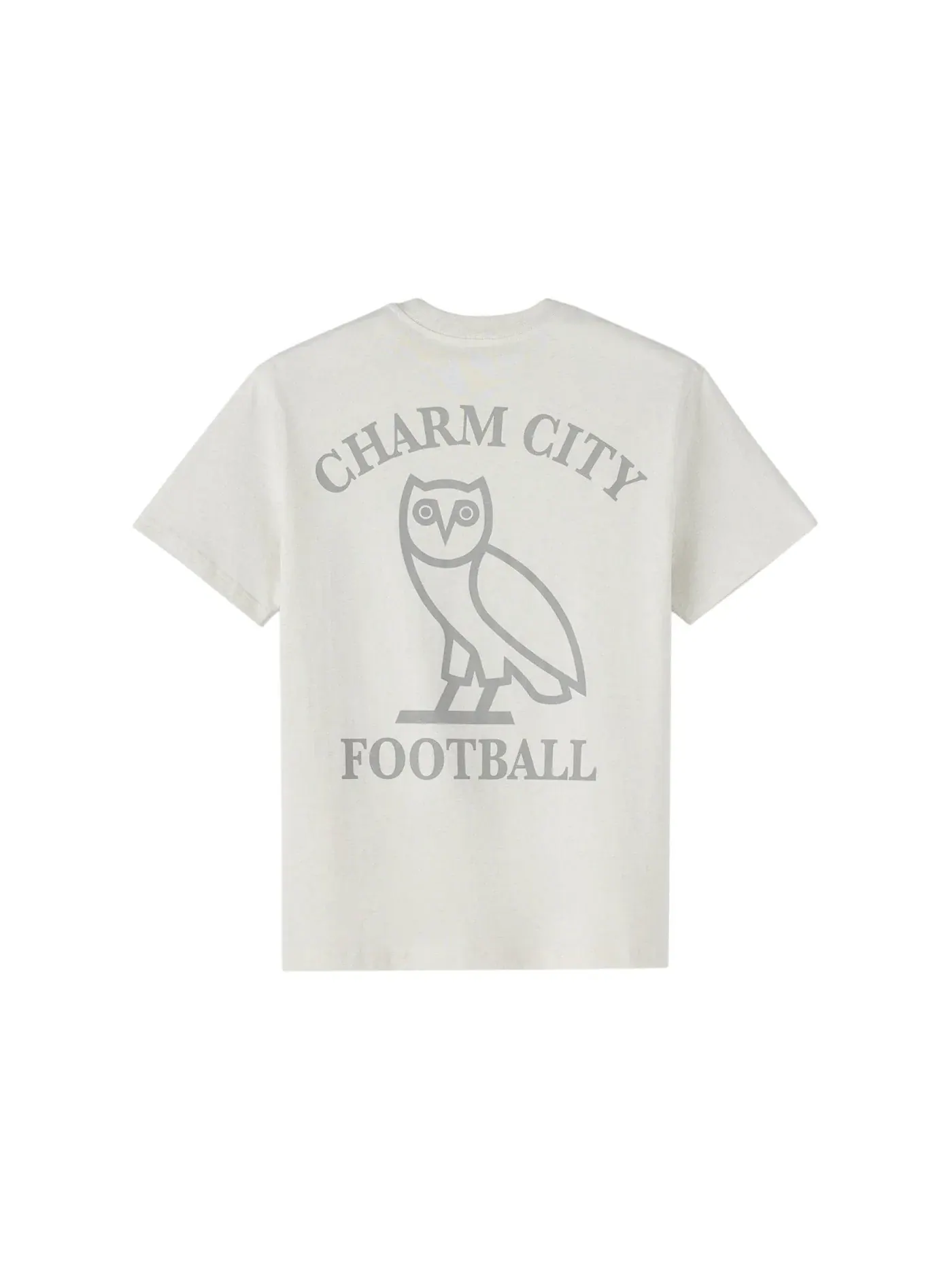 Мужская футболка с принтом OVO x NFL Baltimore Ravens Graphic Team T-Shirt — изображение 2 из 2, серый