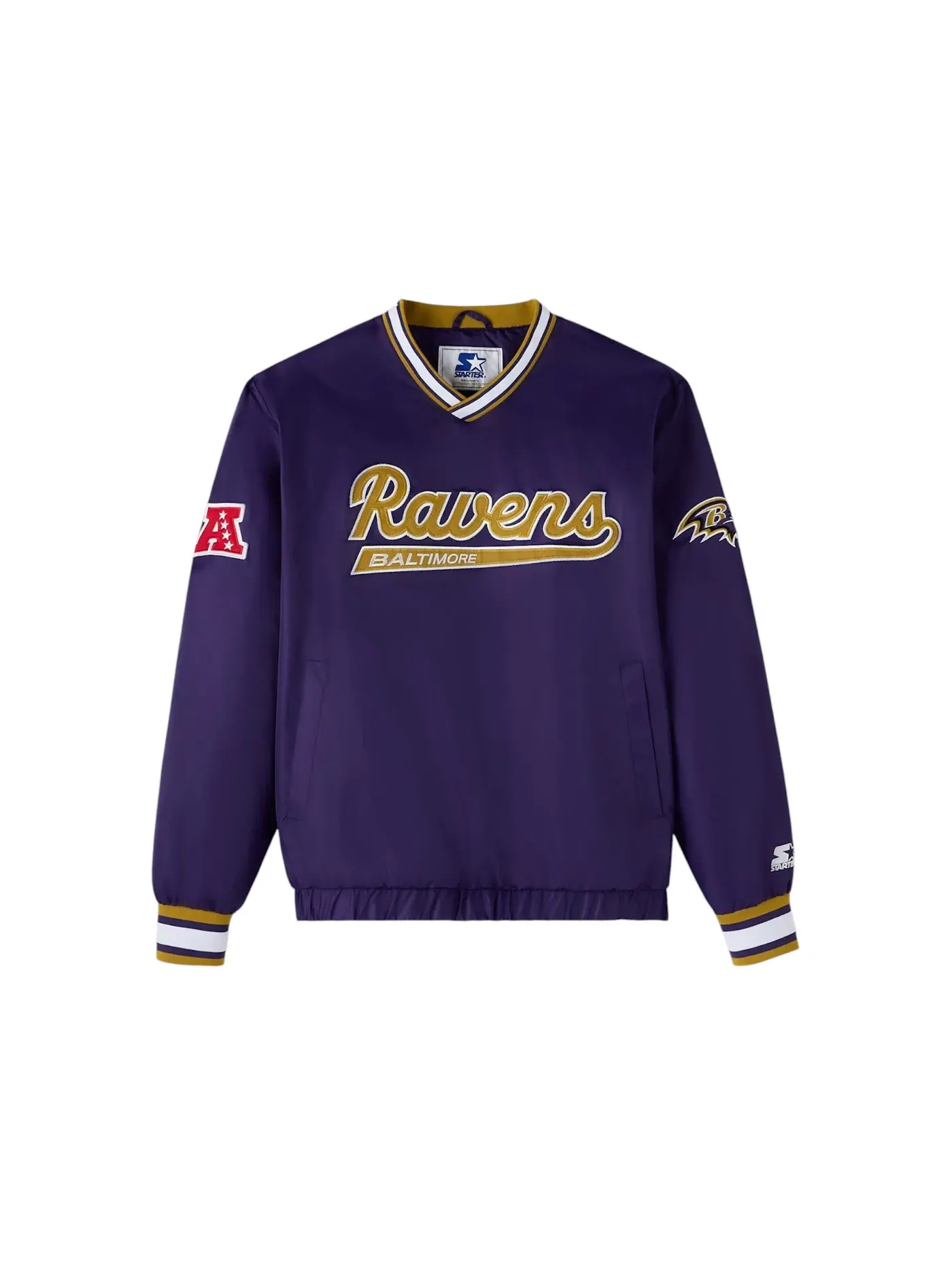 Мужская куртка-пуловер OVO x NFL Baltimore Ravens Starter Trainer Purple — изображение 1 из 1