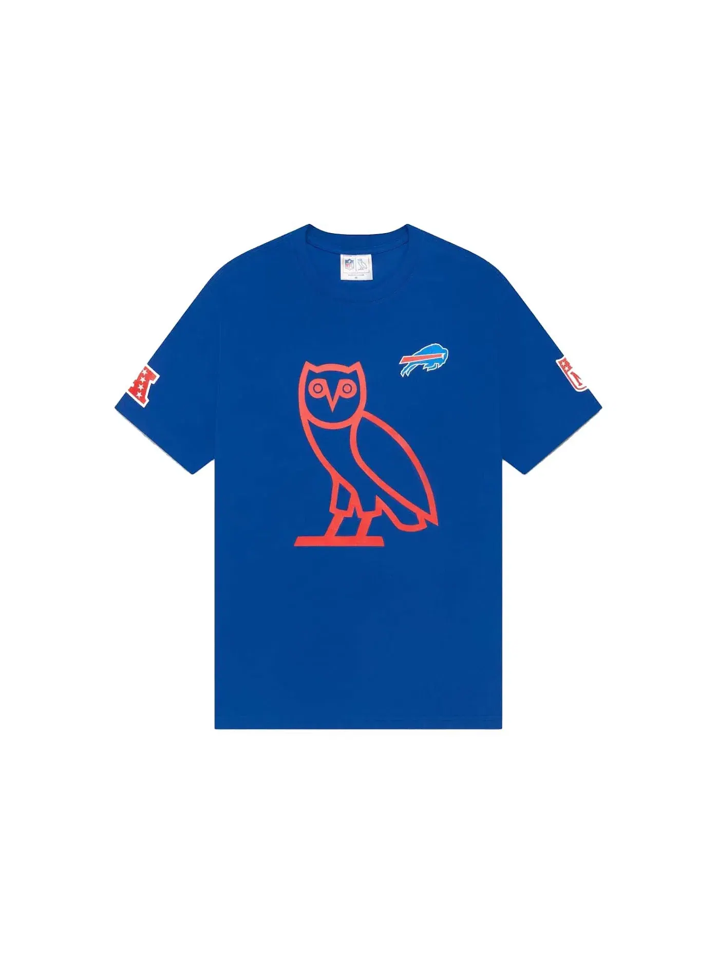 Мужская футболка с принтом OVO x NFL Buffalo Bills OG Owl T-Shirt OVO — изображение 1 из 2, синий