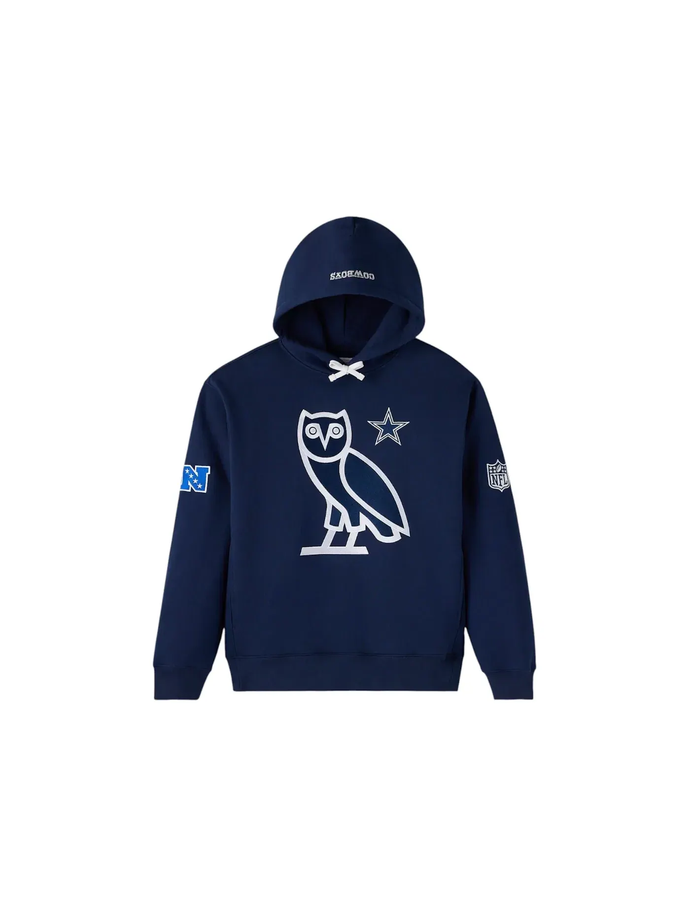Мужская худи с принтом OVO x NFL Dallas Cowboys Icon Team Hoodie OVO — изображение 1 из 1, темно-синий