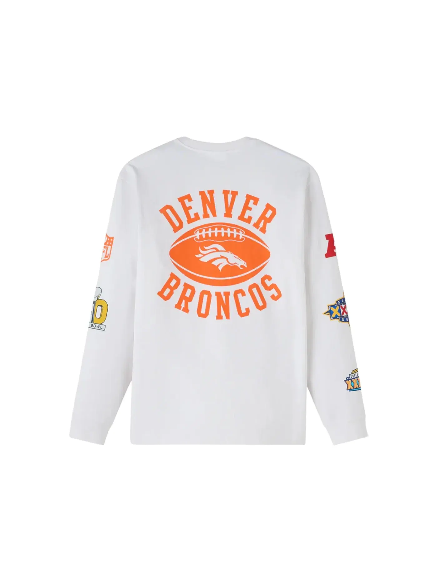 Мужская футболка с длинным рукавом OVO x NFL Denver Broncos — изображение 2 из 2, белый