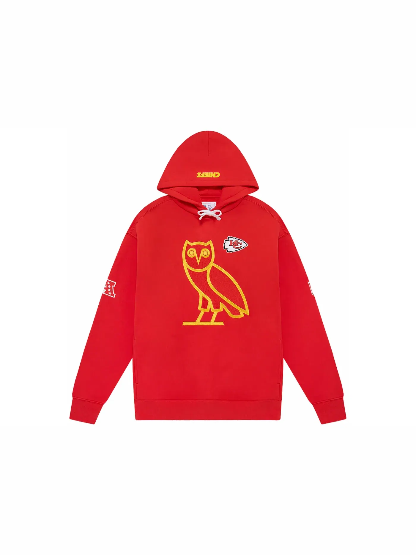 Мужская худи OVO x NFL Kansas City Chiefs OG Hoodie Red — изображение 1 из 2