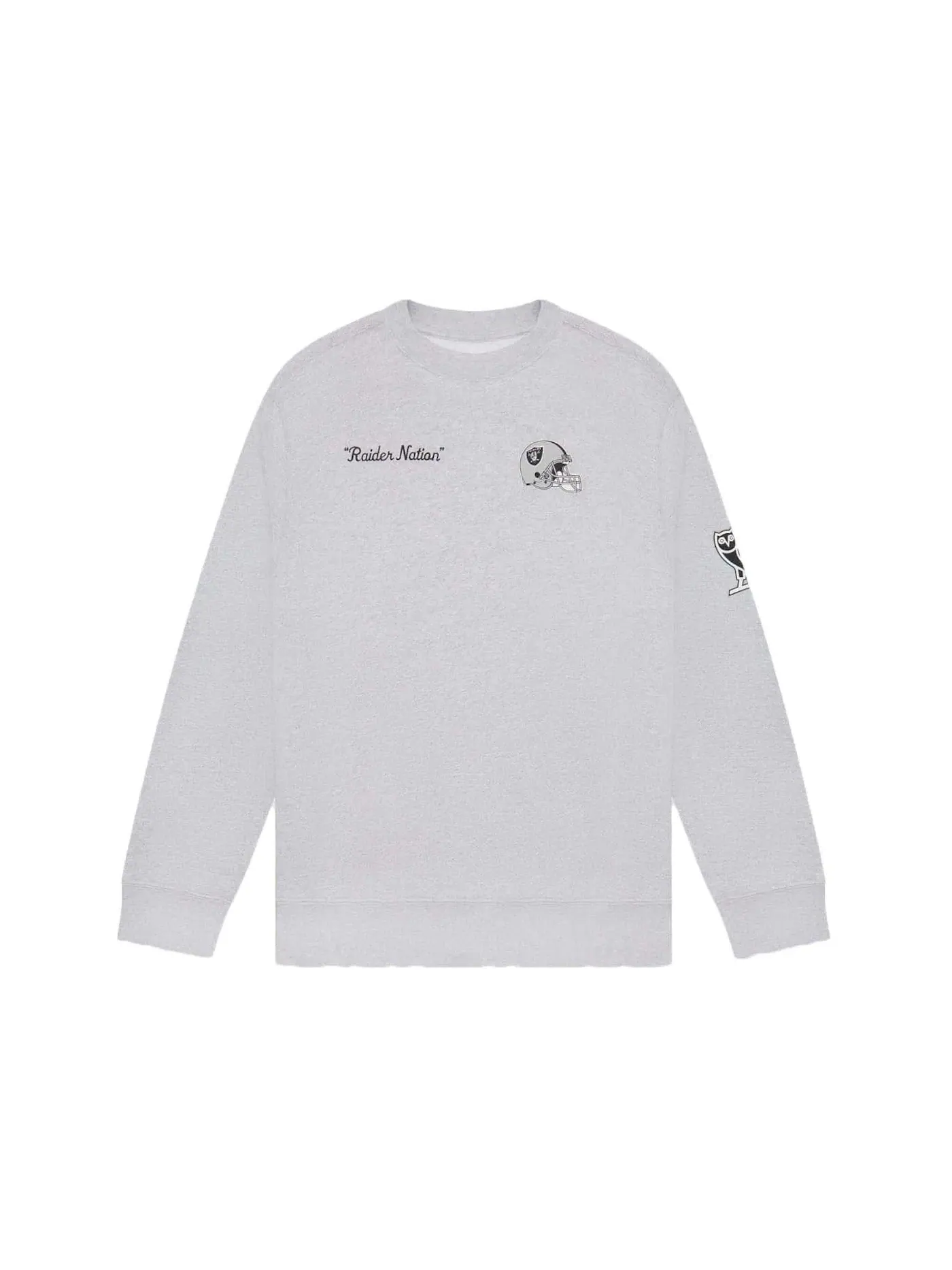 Мужской свитшот с круглым вырезом Crewneck OVO — изображение 1 из 2, серый