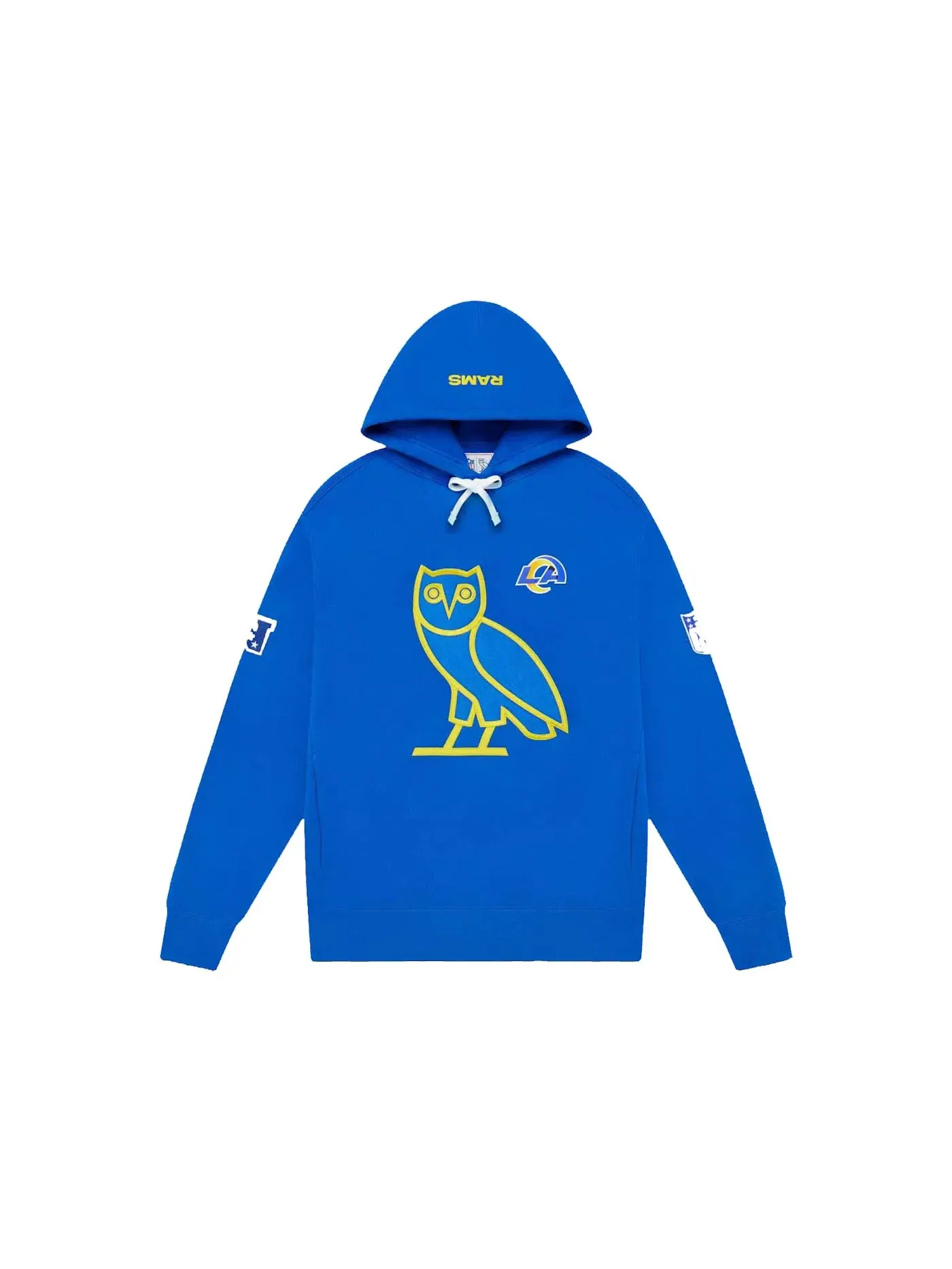 Мужской худи OVO x NFL Los Angeles Rams OG Owl Hoodie — изображение 1 из 2, синий