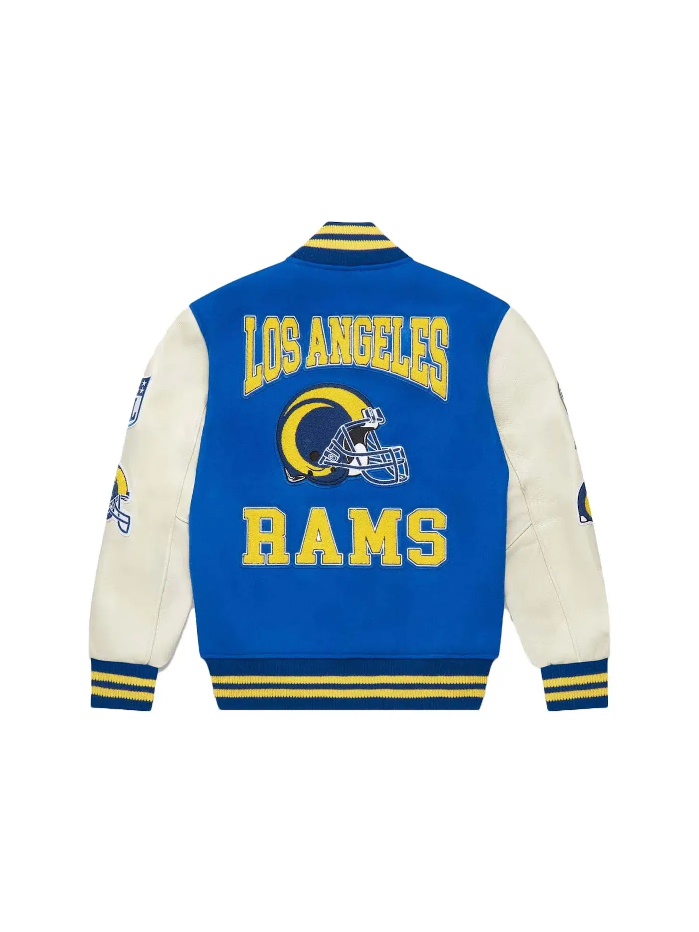Мужская куртка-бомбер с принтом OVO x NFL Los Angeles Rams Varsity Jacket — изображение 2 из 2, синий