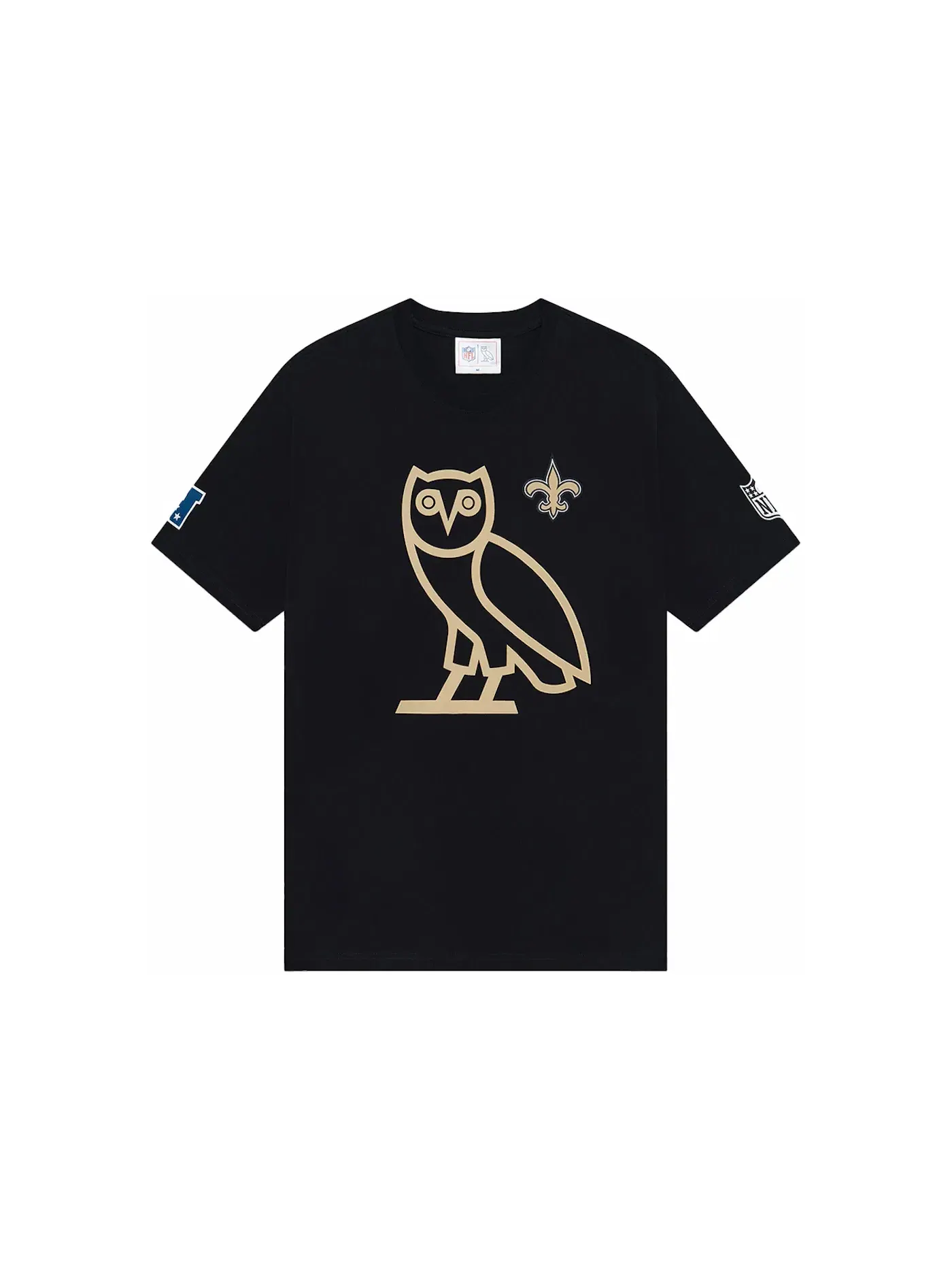 Мужская футболка с принтом OVO NFL New Orleans Saints Game Day T-Shirt — изображение 1 из 2, черный