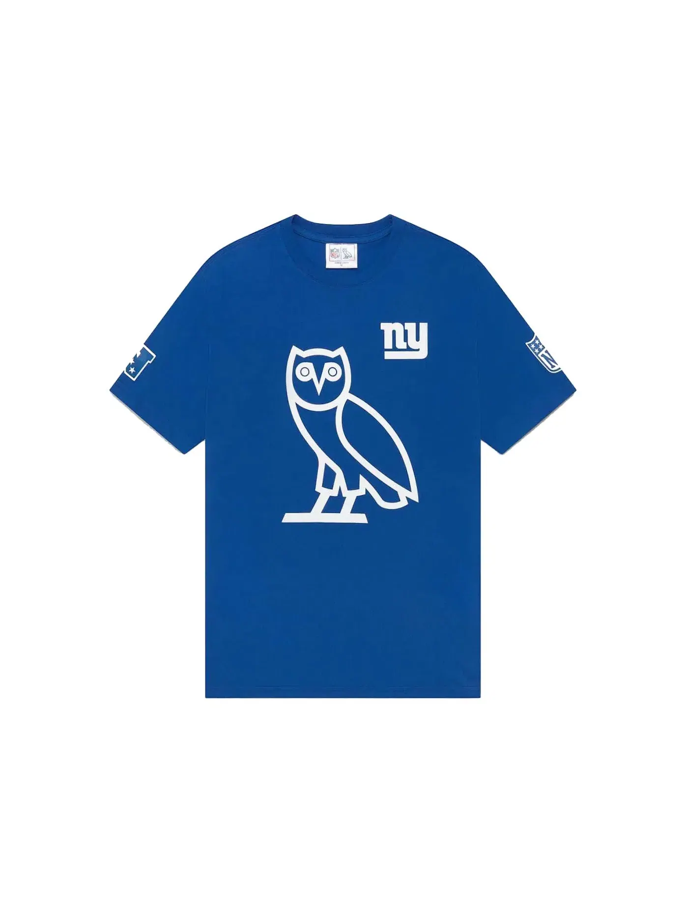 Мужская футболка с принтом OVO x NFL New York Giants OG Owl T-Shirt OVO — изображение 1 из 2, синий