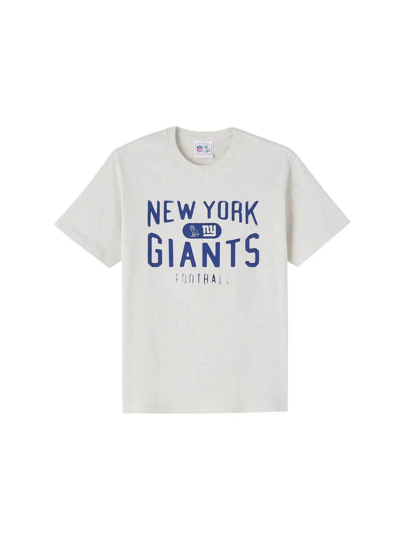 Мужская футболка с принтом OVO x NFL New York Giants T-Shirt OVO — изображение 1 из 2, серый