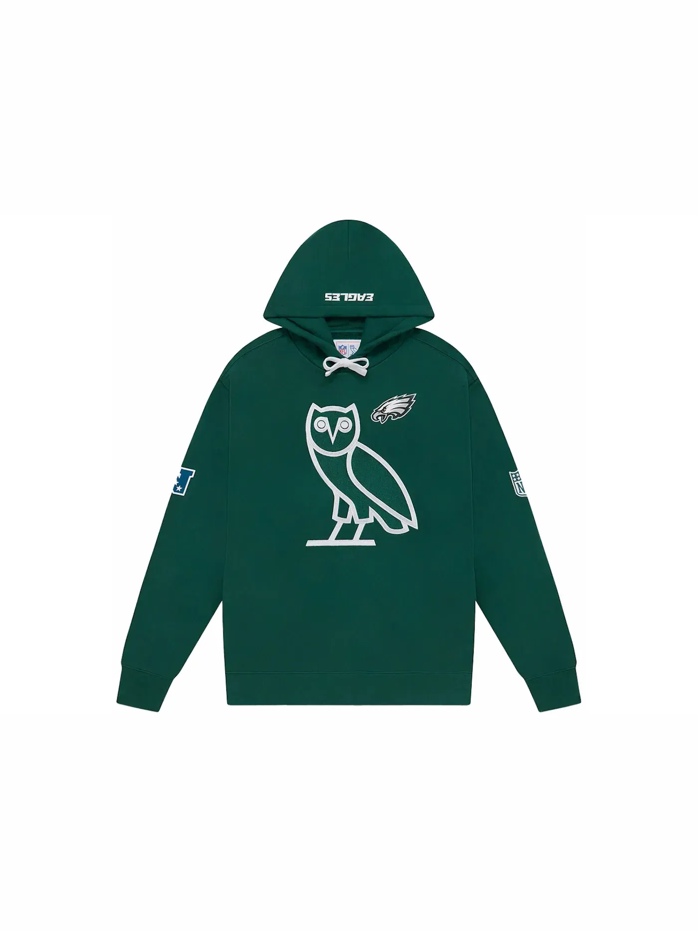 Мужская худи с длинным рукавом Hoodie OVO — изображение 1 из 2, зеленый