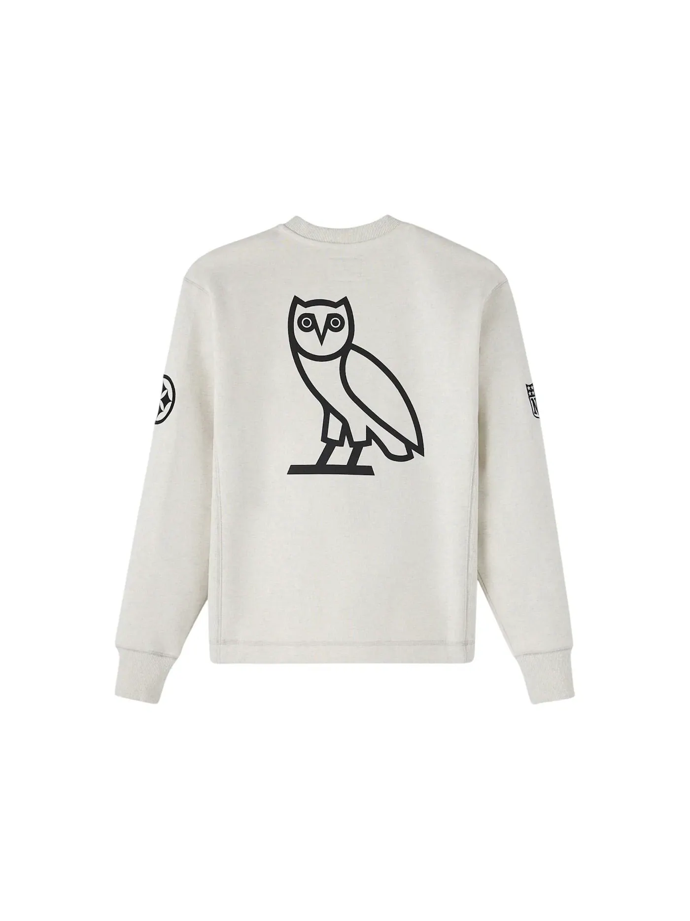 Мужской свитшот с принтом OVO x NFL Pittsburgh Steelers Sweatshirt OVO — изображение 2 из 2, серый
