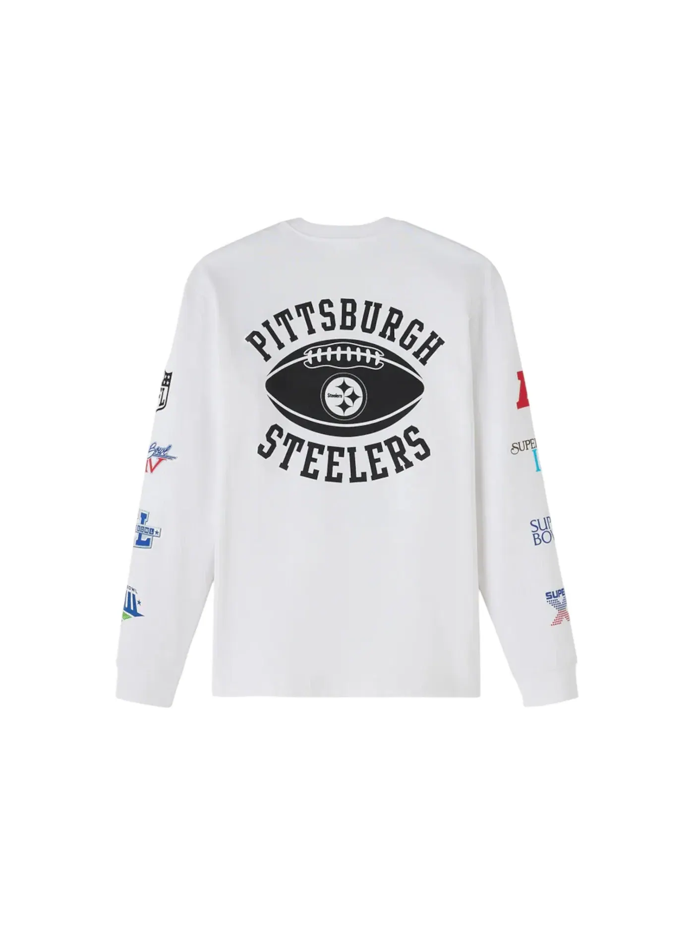 Мужская футболка с длинным рукавом OVO x NFL Pittsburgh Steelers T-shirt — изображение 2 из 2, белый