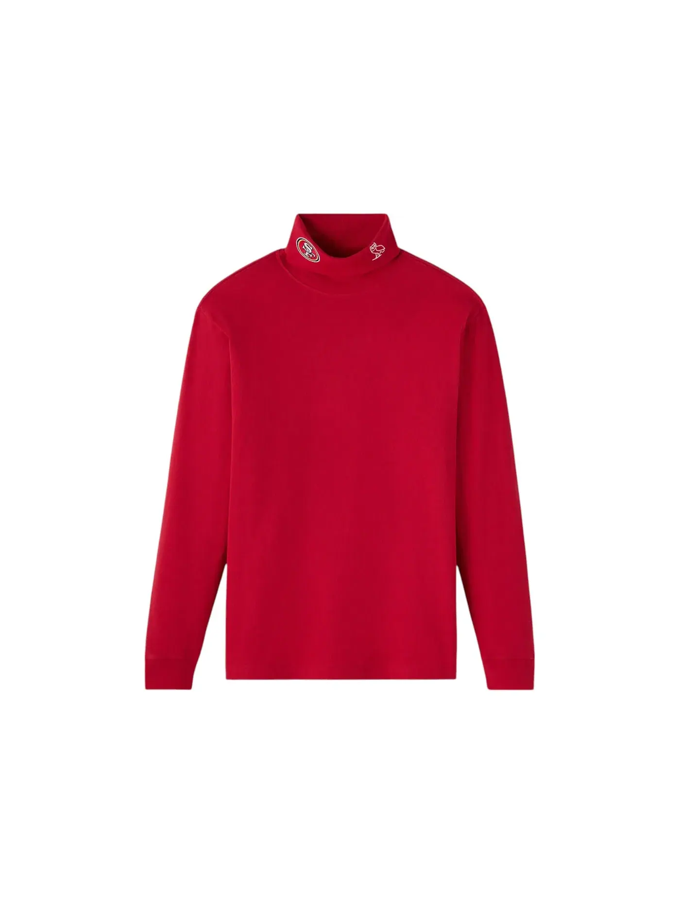 Мужской свитер водолазка OVO NFL San Francisco 49Ers Heavyweight Turtleneck — изображение 1 из 1, красный