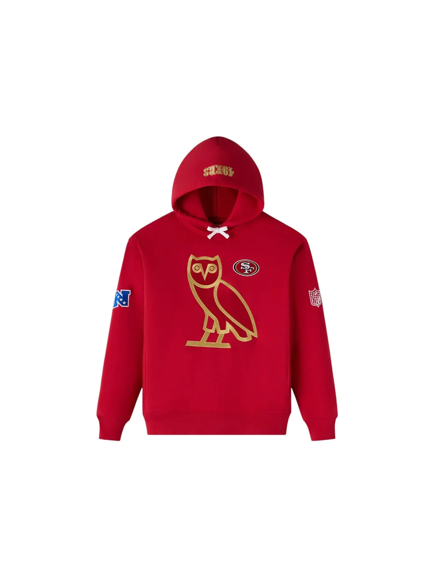 Мужская худи с принтом Icon Team Hoodie OVO — изображение 1 из 1, красный