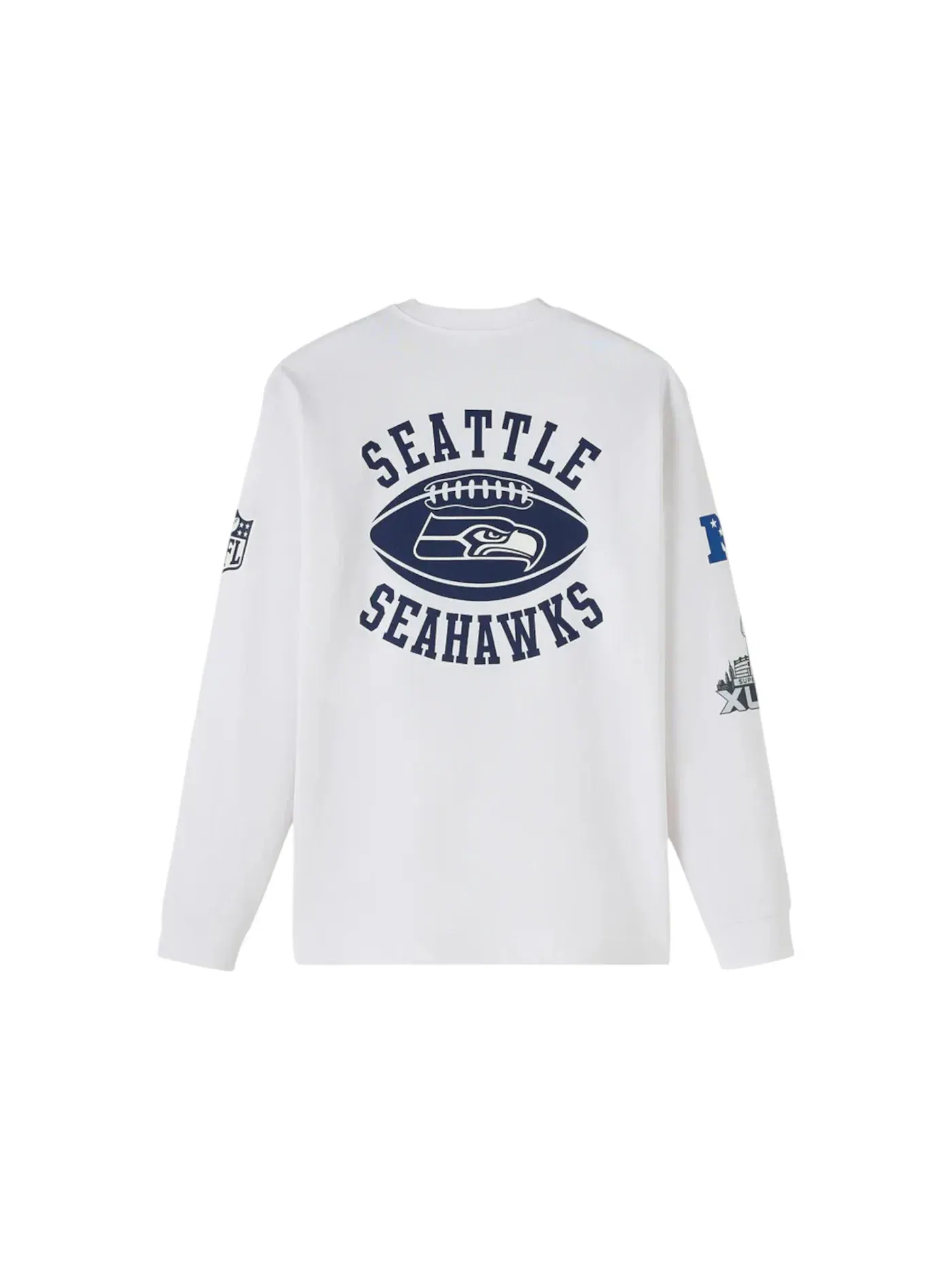 Мужская футболка с длинным рукавом OVO x NFL Seattle Seahawks OVO — изображение 2 из 2, белый