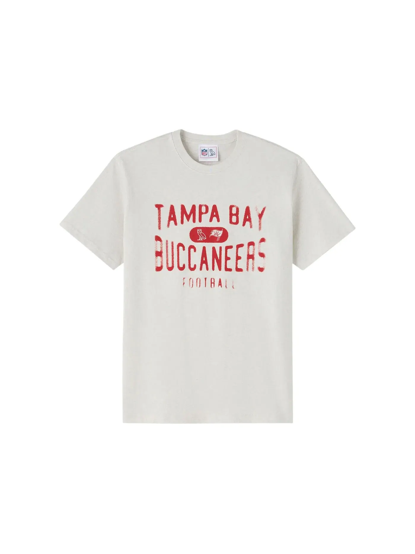 Мужская футболка с логотипом OVO x NFL Tampa Bay Buccaneers OVO — изображение 1 из 2, серый