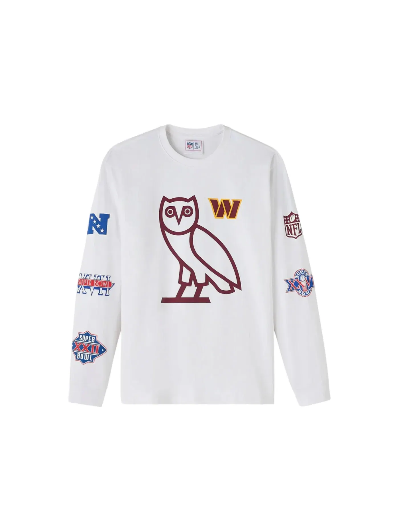 Мужская футболка с длинным рукавом OVO L/S Shirt — изображение 1 из 2, белый