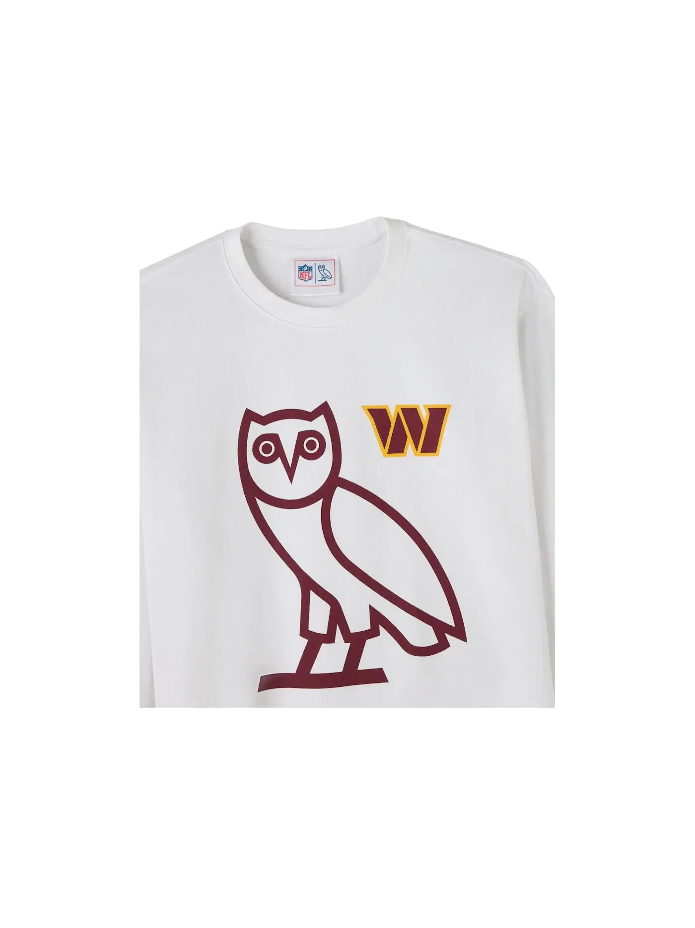 Мужская футболка с длинным рукавом OVO L/S Shirt — изображение 2 из 2, белый