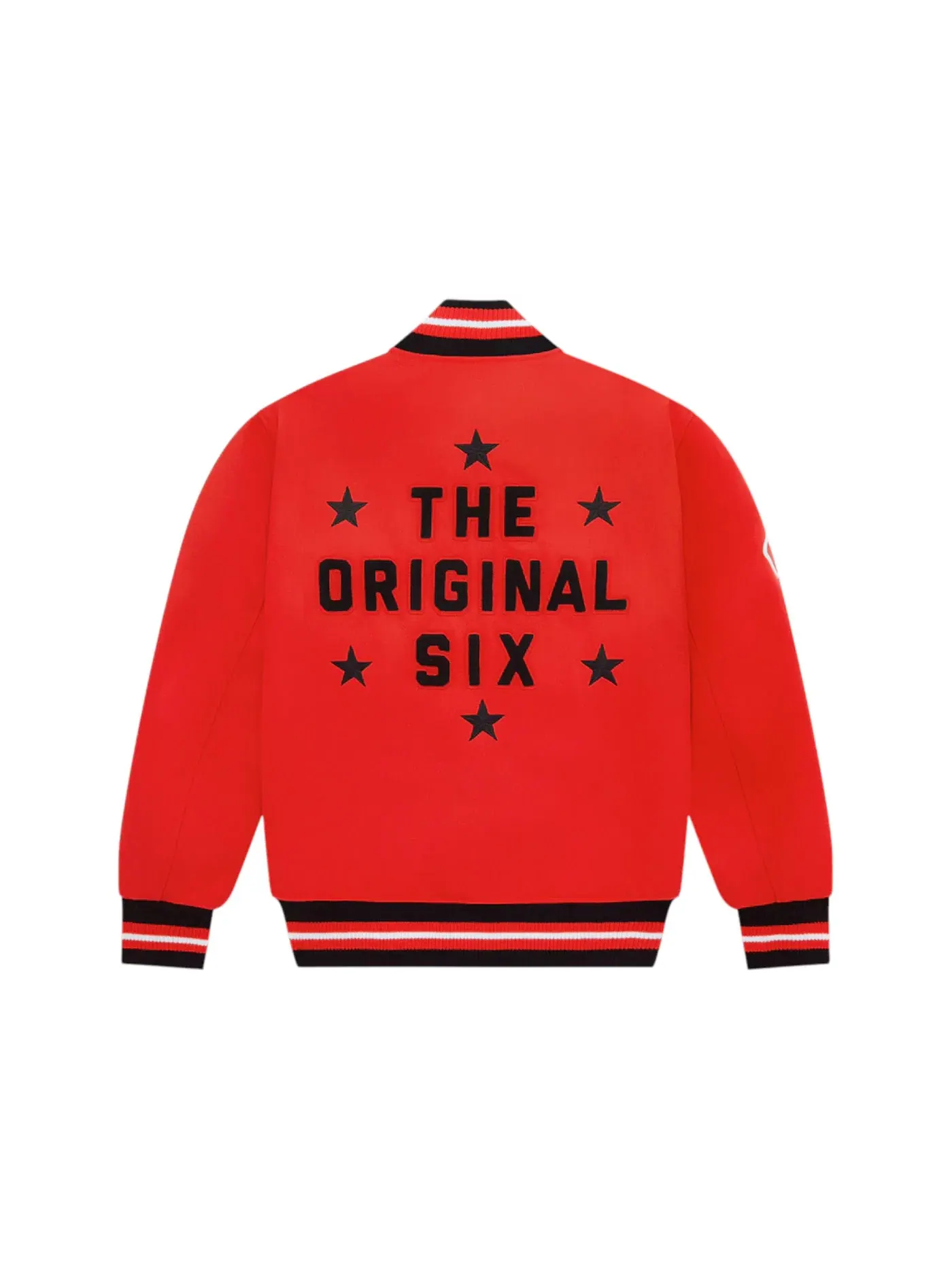 Мужская куртка-бомбер модель Jacket OVO — изображение 2 из 2, красный