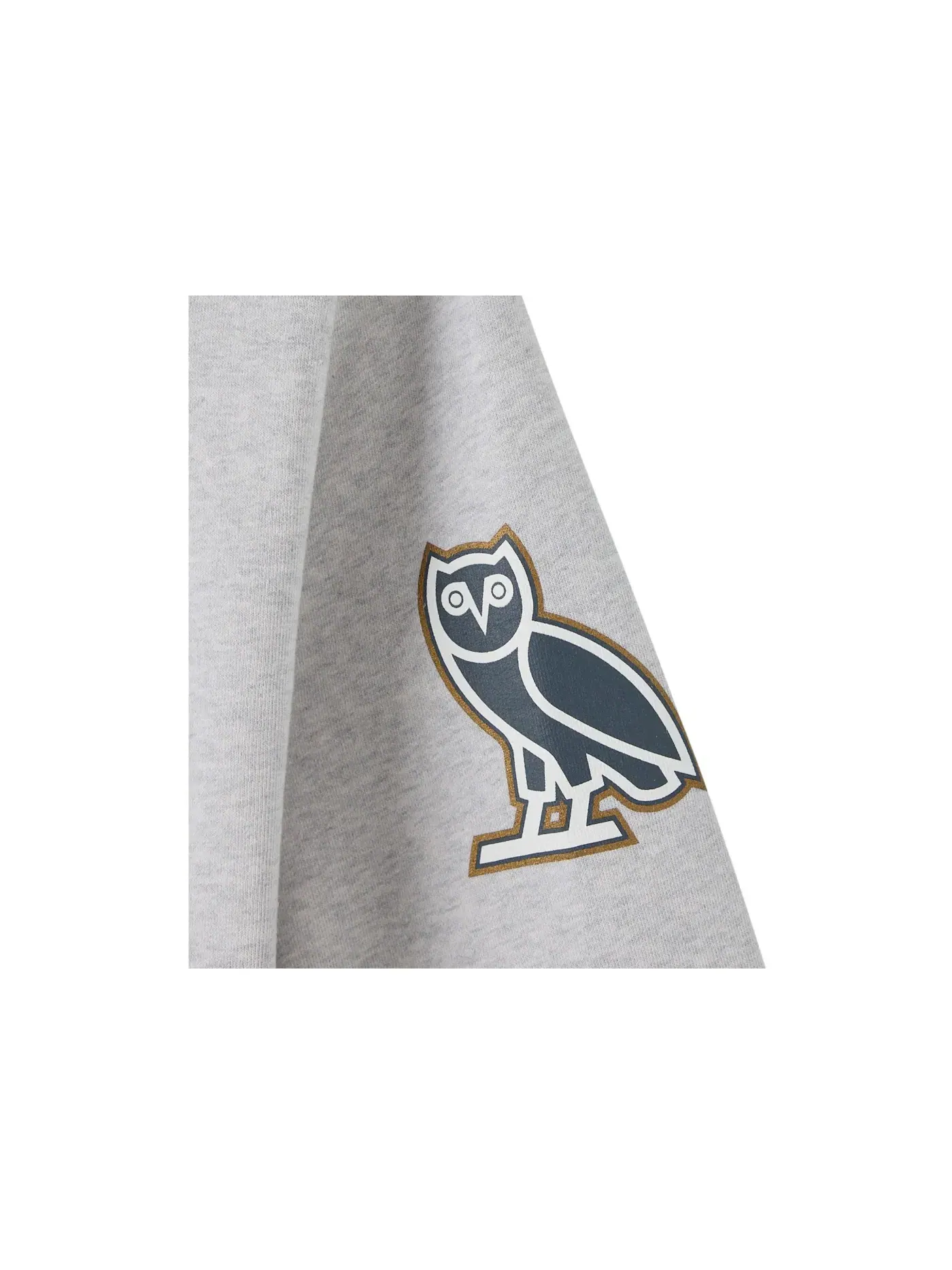 Мужской свитшот с принтом OVO x Nhl Las Vegas Golden Knights Crewneck Sweatshirt OVO — изображение 3 из 3, серый