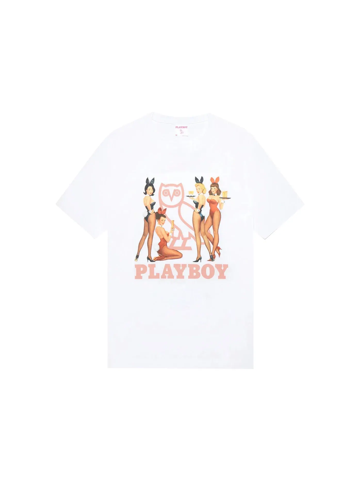 Мужская футболка с принтом OVO x PLAYBOY Bunny — изображение 1 из 2, белый