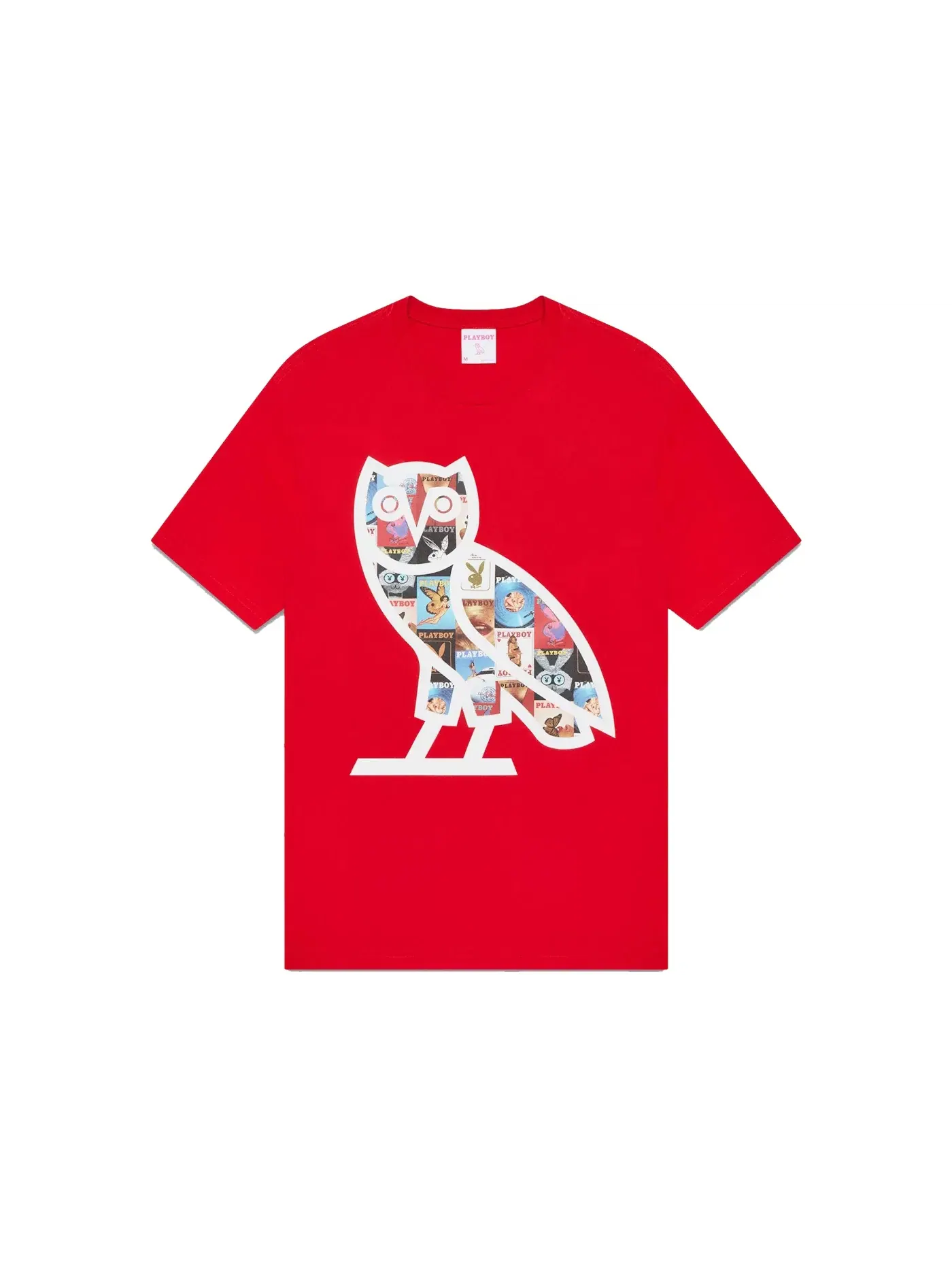 Мужская футболка с принтом OVO x PLAYBOY Magazine T-shirt OVO — изображение 1 из 2, красный