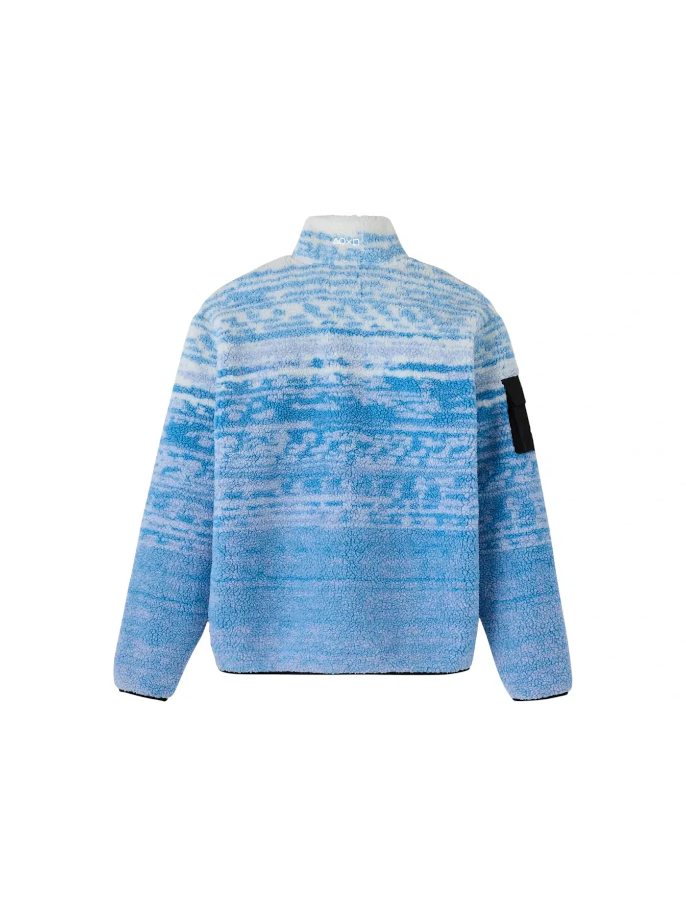 Мужская куртка из флиса с принтом OVO x PlayStation Static Sherpa Jacket OVO — изображение 2 из 2, синий