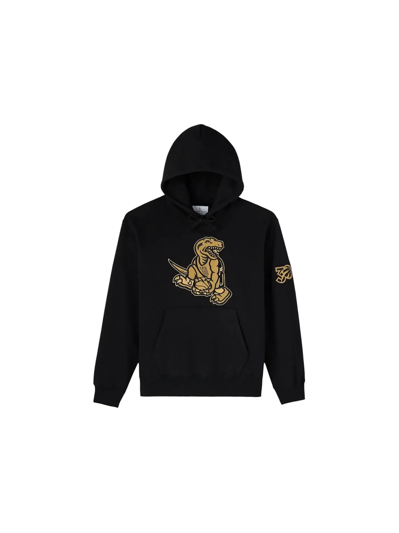 Мужская худи с принтом OVO x Raptors Vince Carter Raptor Hoodie OVO — изображение 1 из 1, черный