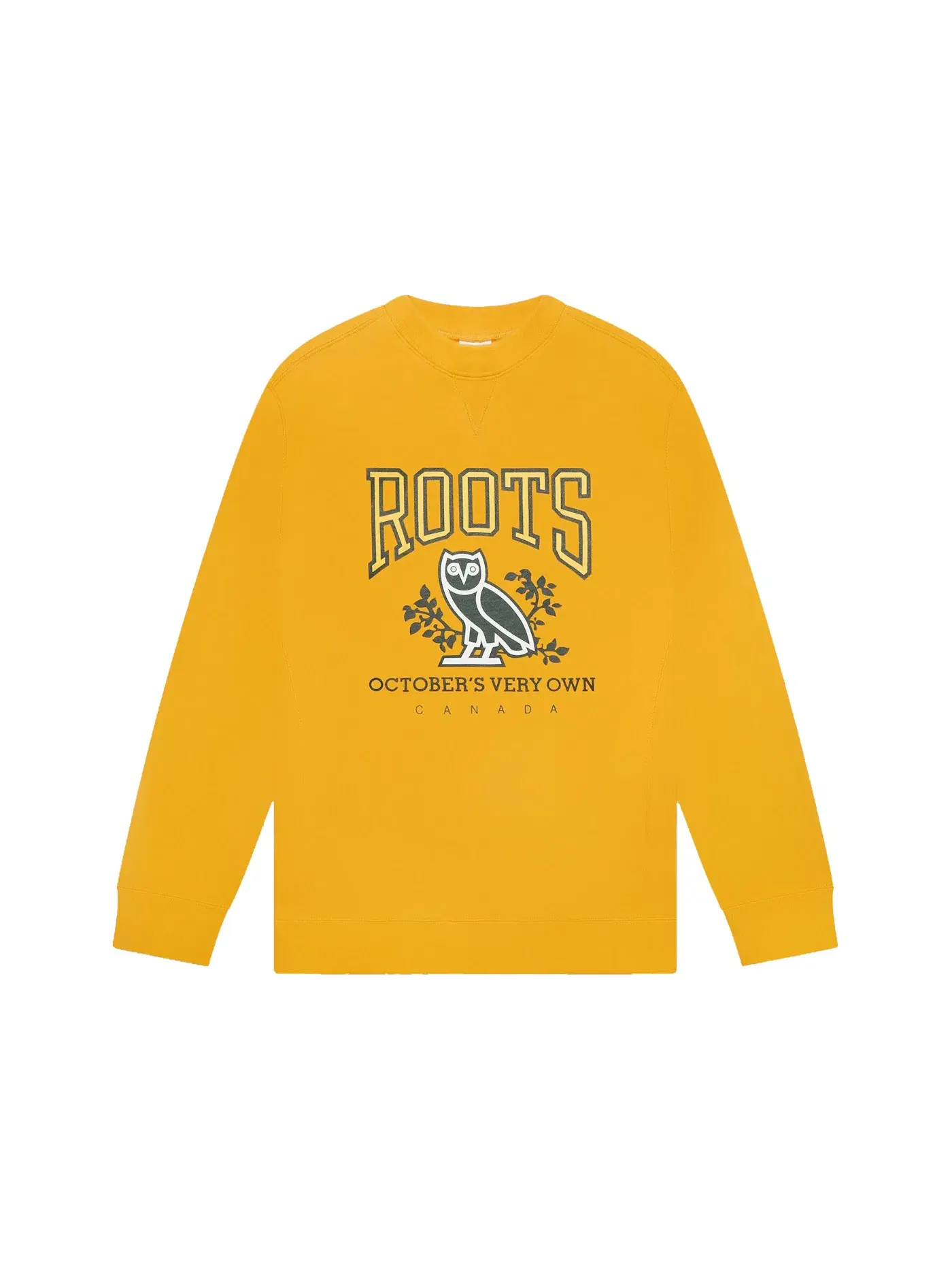 Мужской свитшот с длинным рукавом Crewneck OVO — изображение 1 из 1, желтый