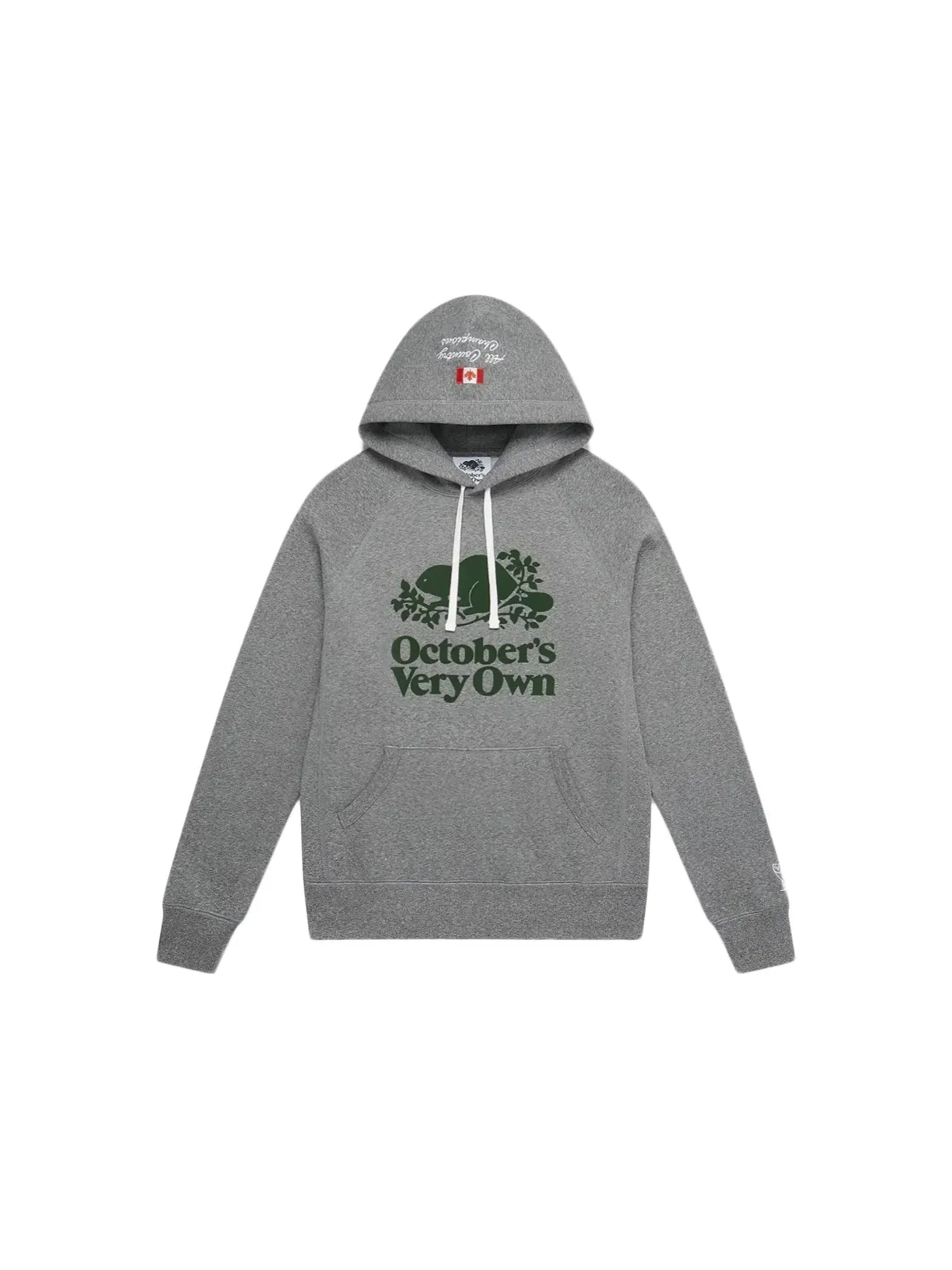 Мужской худи OVO x Roots Hoodie Grey — изображение 1 из 1, серый