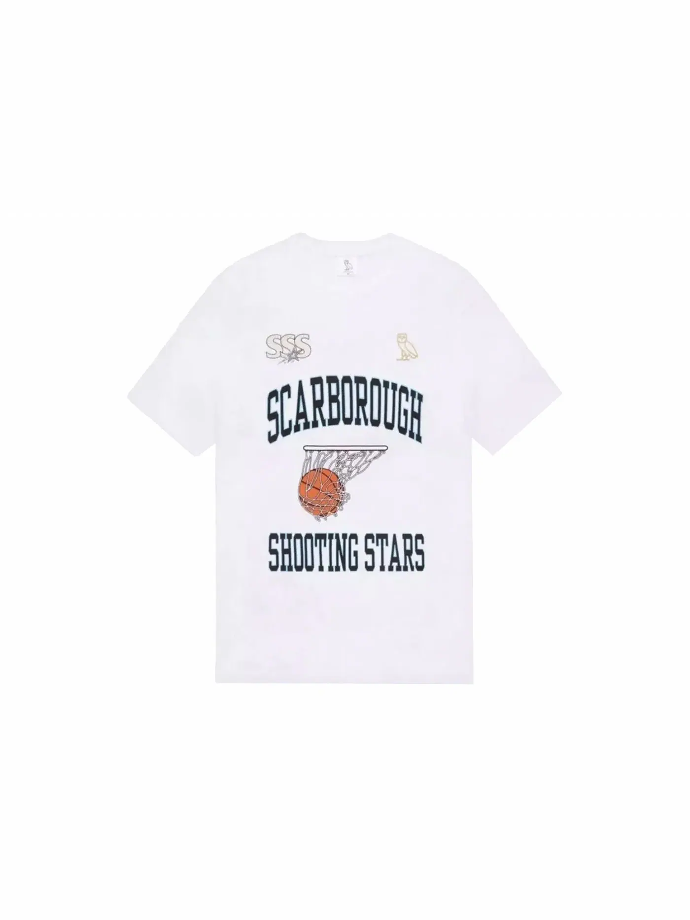 Мужская футболка с принтом OVO x Scarborough Shooting Stars Bucket OVO — изображение 1 из 1, белый