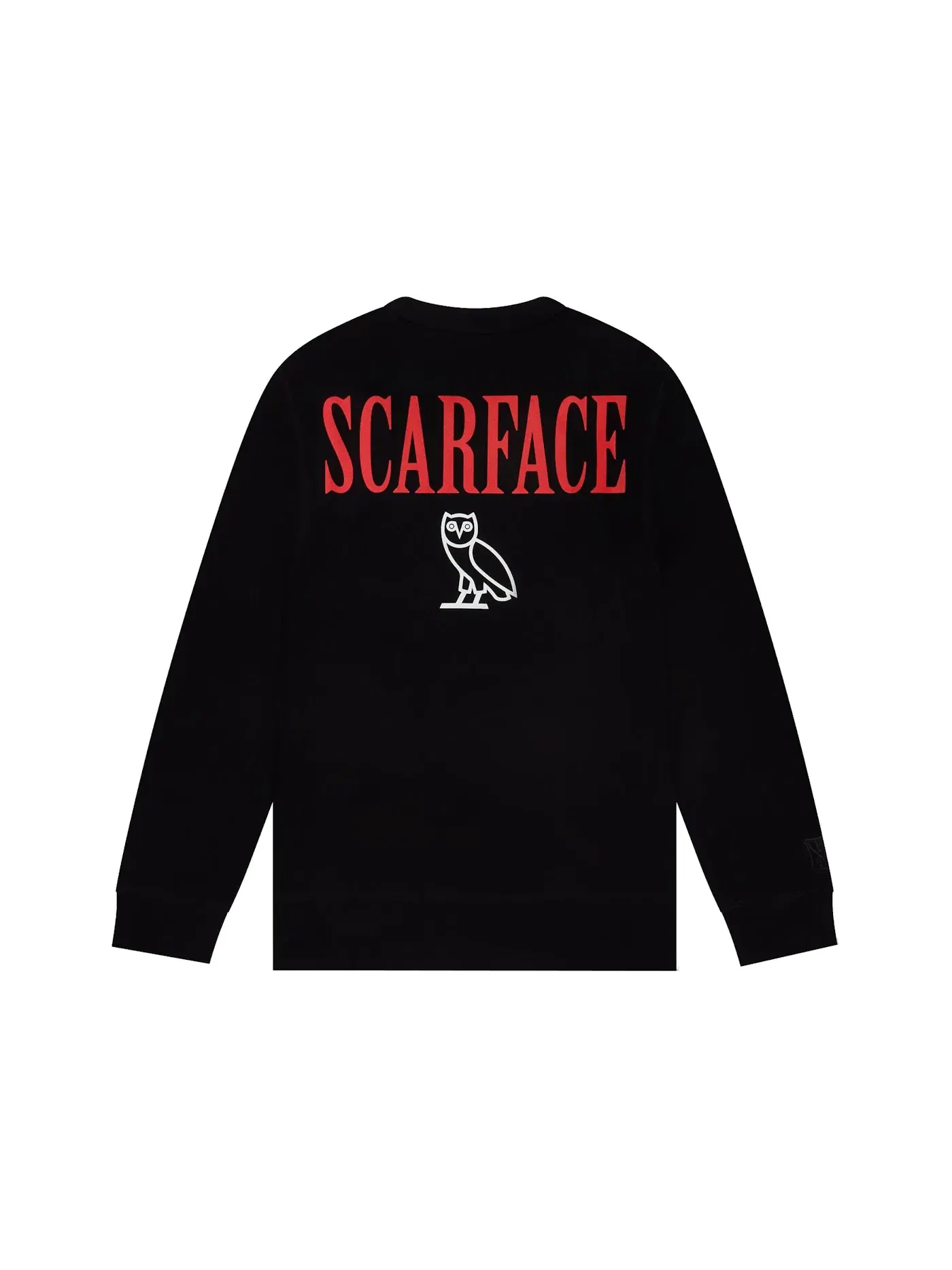 Мужской свитшот с принтом Crewneck OVO — изображение 2 из 2, черный