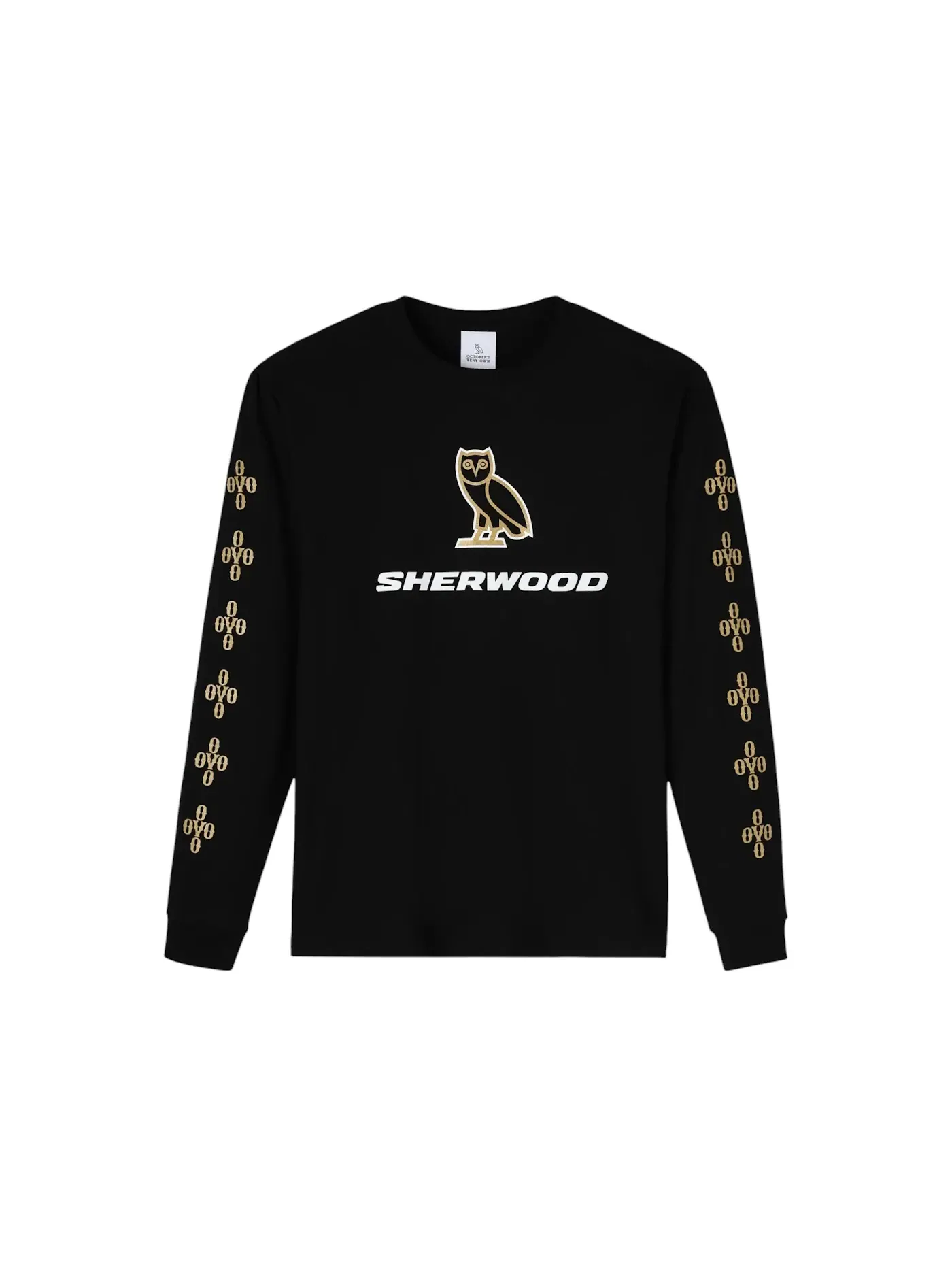 Мужская футболка с длинным рукавом с принтом OVO x Sherwood Hockey Pom Pom Longsleeve OVO — изображение 1 из 2