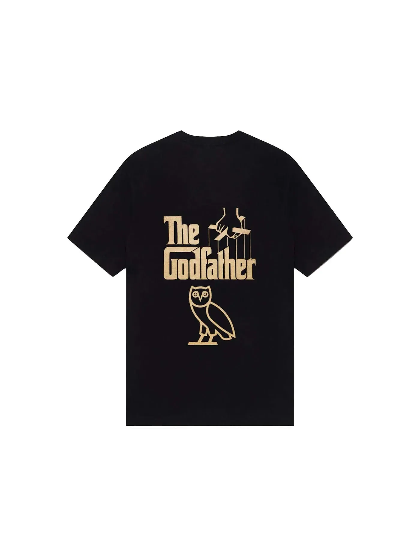 Мужская футболка с принтом OVO x The Godfather Logo T-Shirt OVO — изображение 1 из 2, черный