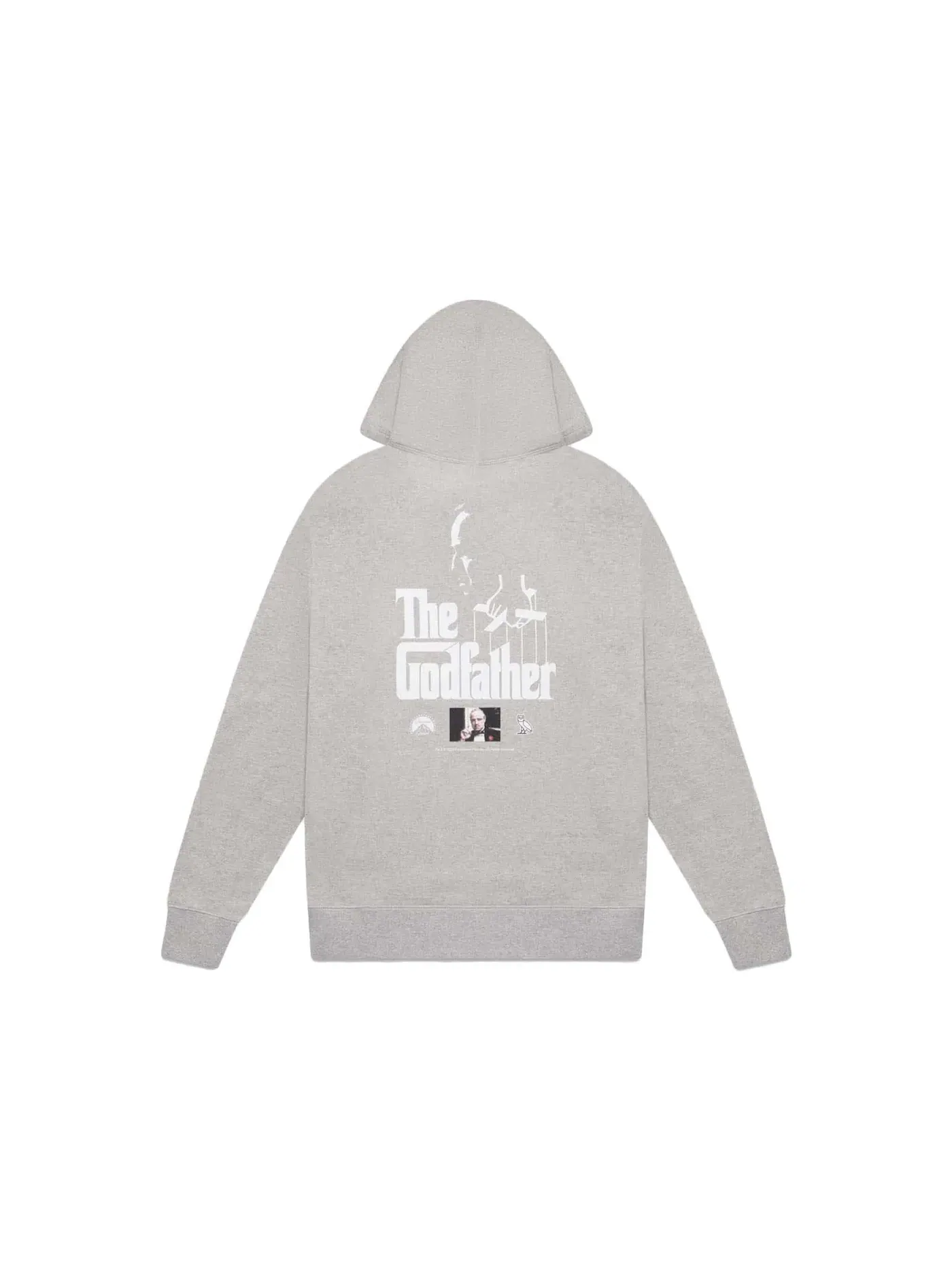 Мужская худи с принтом OVO x The Godfather Poster Hoodie — изображение 1 из 2, серый