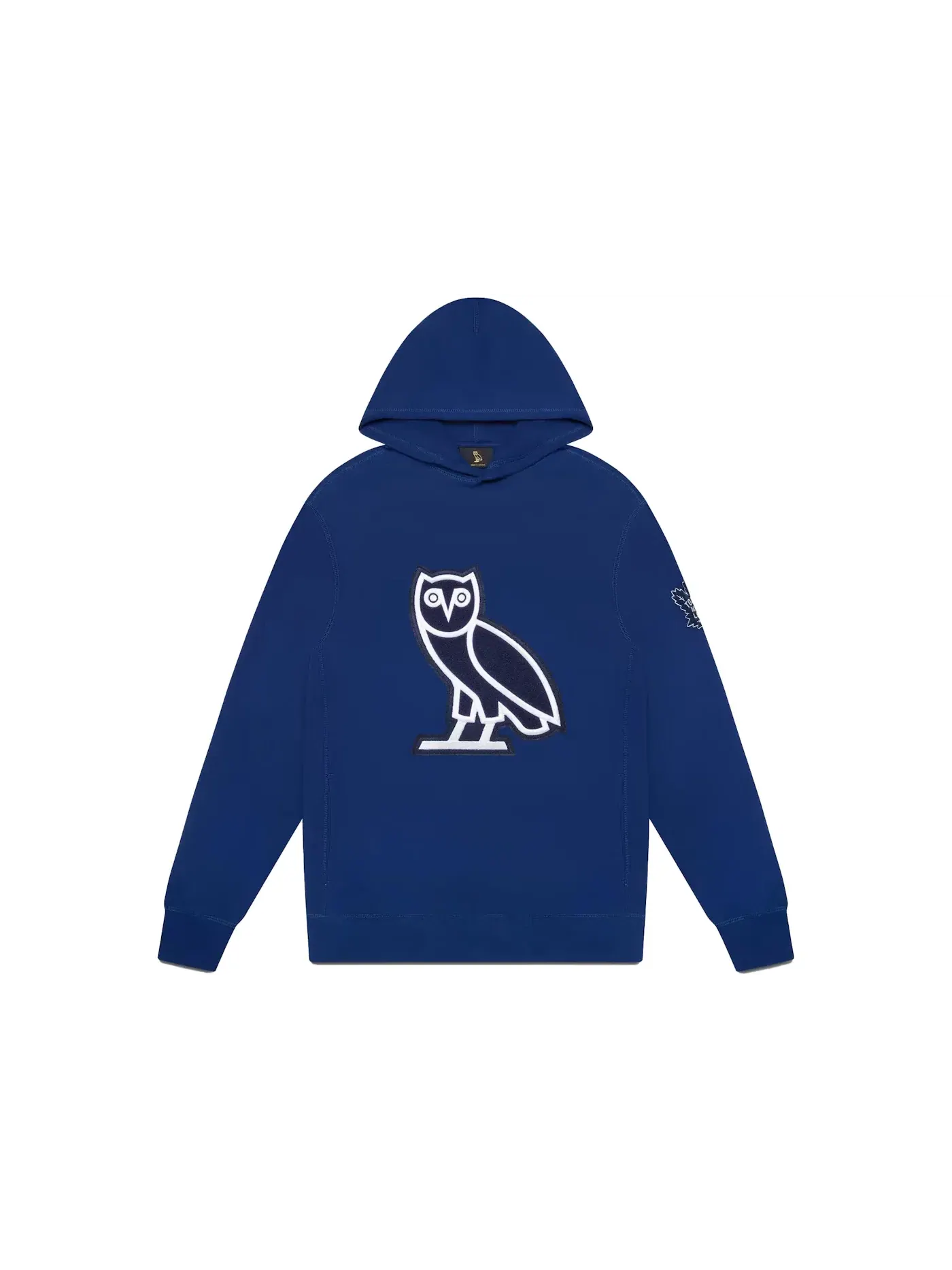 Мужская худи с принтом OVO x Toronto Maple Leafs Chenille Owl OVO — изображение 1 из 2, синий