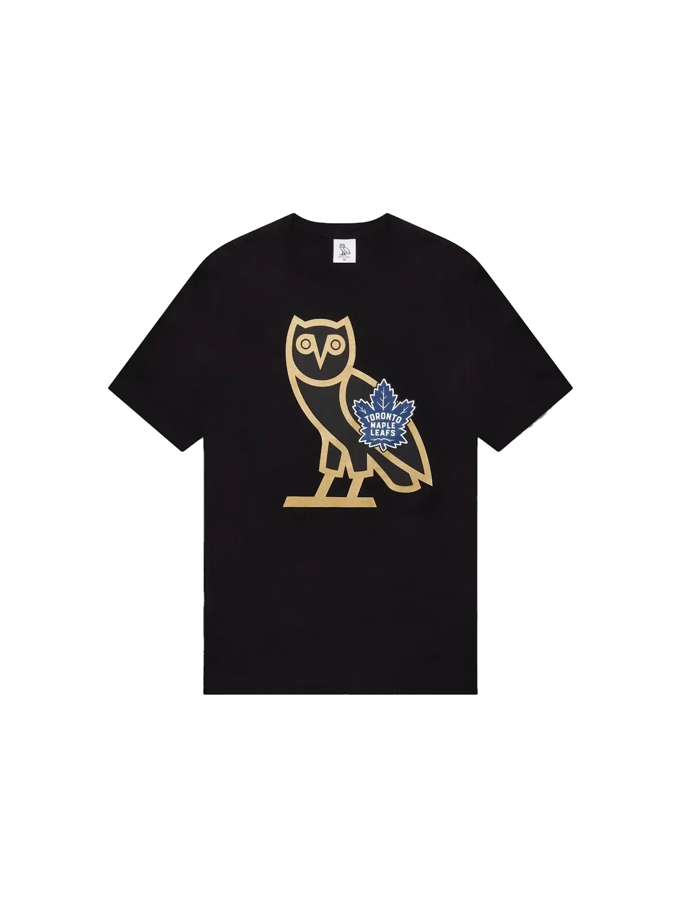 Мужская футболка с принтом OVO x Toronto Maple Leafs OG Owl OVO — изображение 1 из 1, черный
