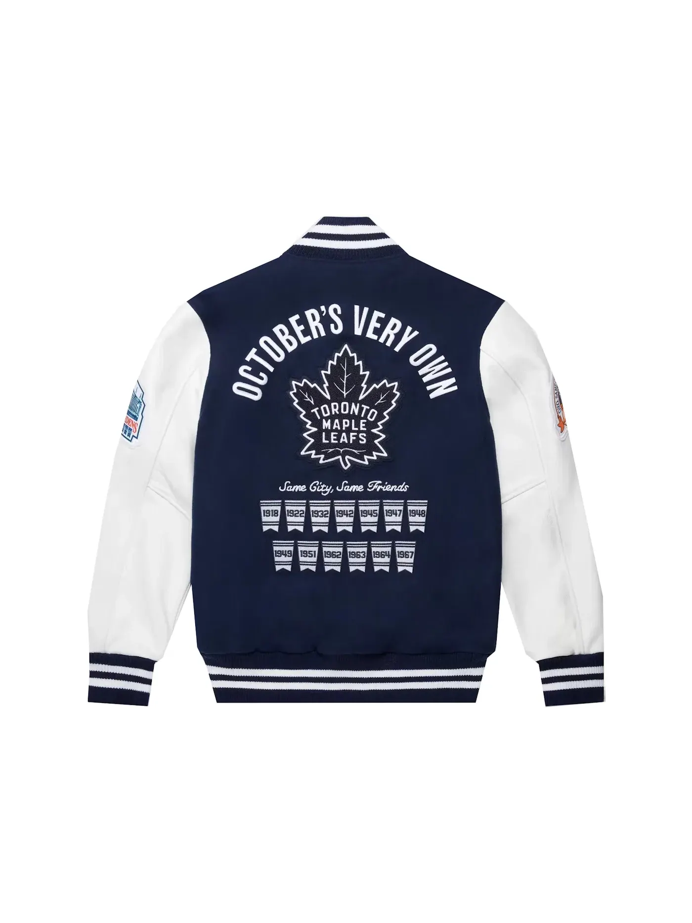 Мужская бомбер Varsity Jacket OVO — изображение 2 из 2, синий