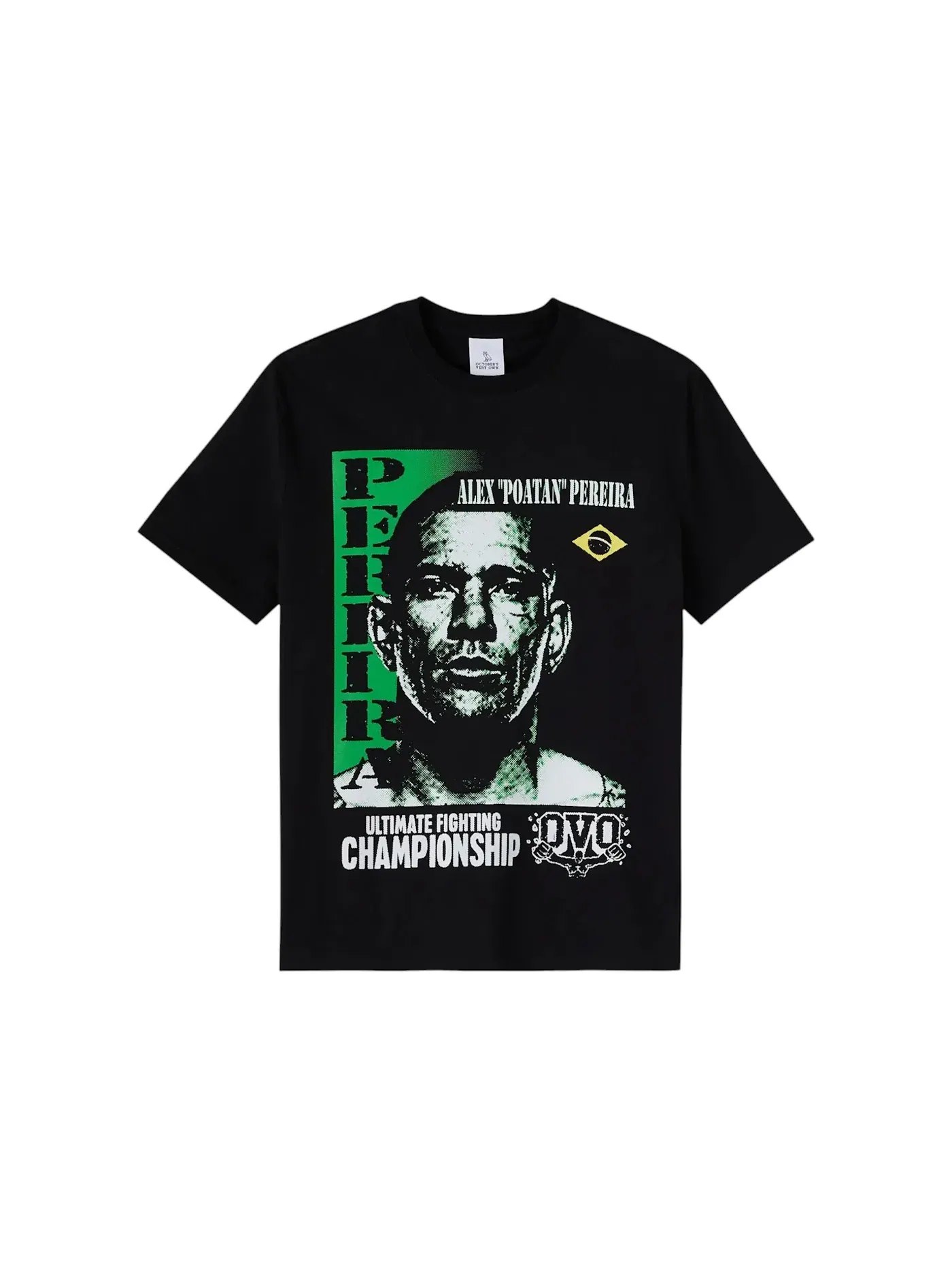 Мужская футболка OVO x UFC Fighters Alex Pereira Black — изображение 1 из 2