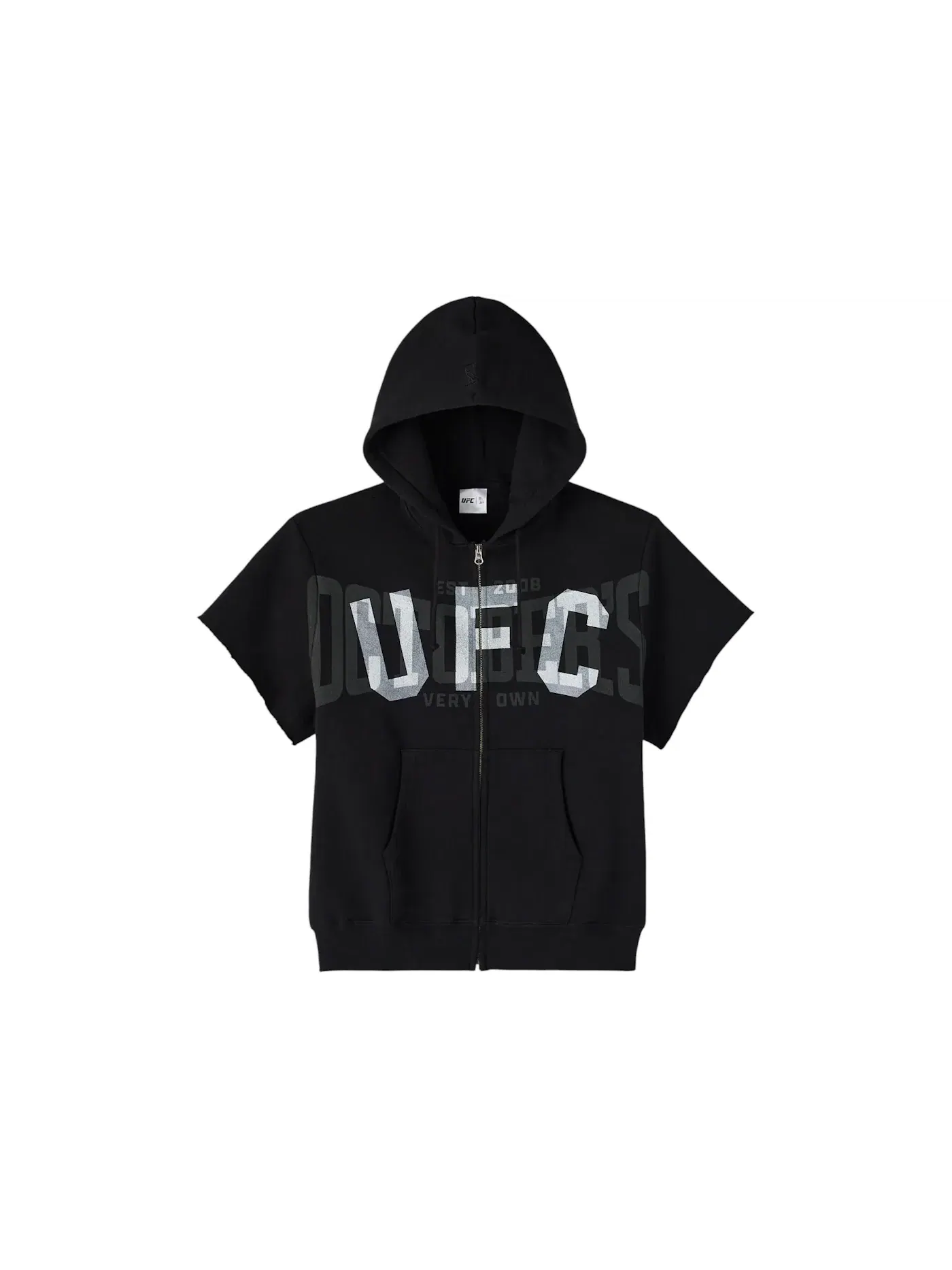 Мужская худи с полной застежкой-молнией OVO x UFC — изображение 1 из 2, черный