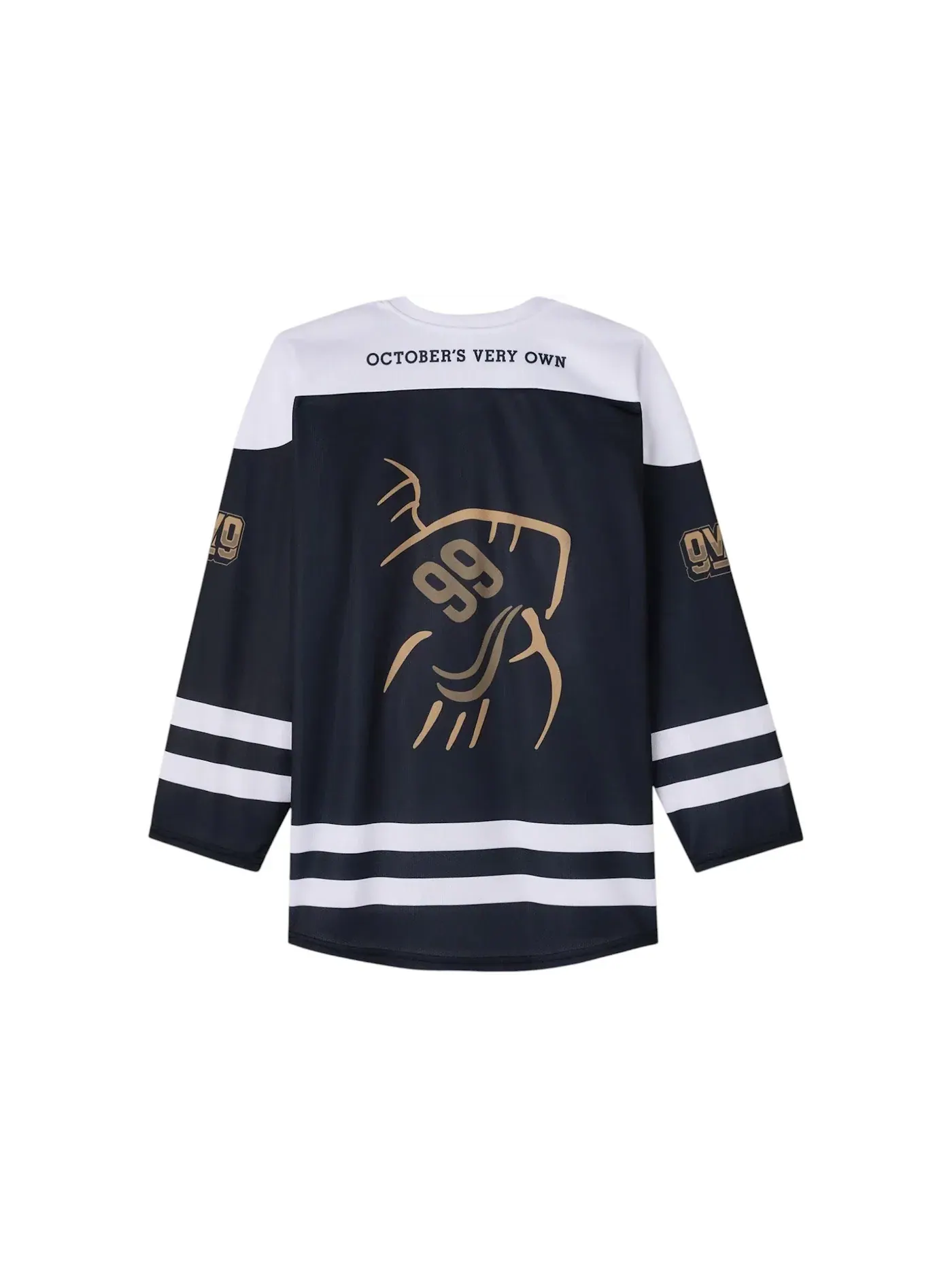 Мужская джерси с принтом OVO x Wayne Gretzky Hockey School Jersey OVO — изображение 2 из 2, черный