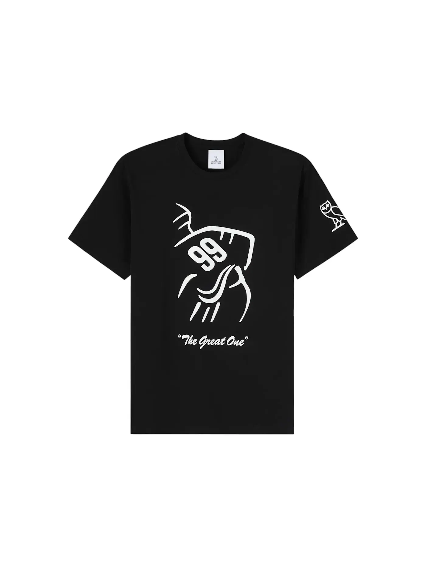 Мужская футболка с принтом T-shirt OVO — изображение 2 из 2, черный