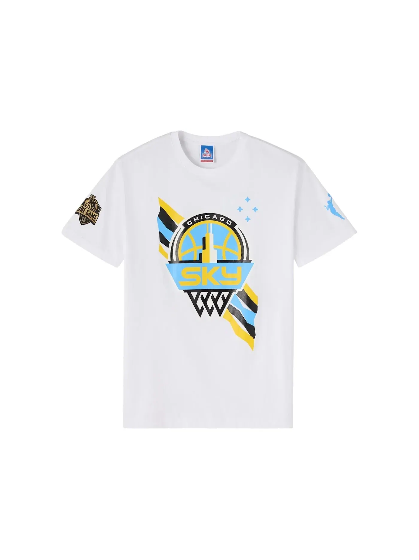 Мужская футболка с логотипом OVO x WNBA Chicago Sky T-Shirt OVO — изображение 1 из 1, белый