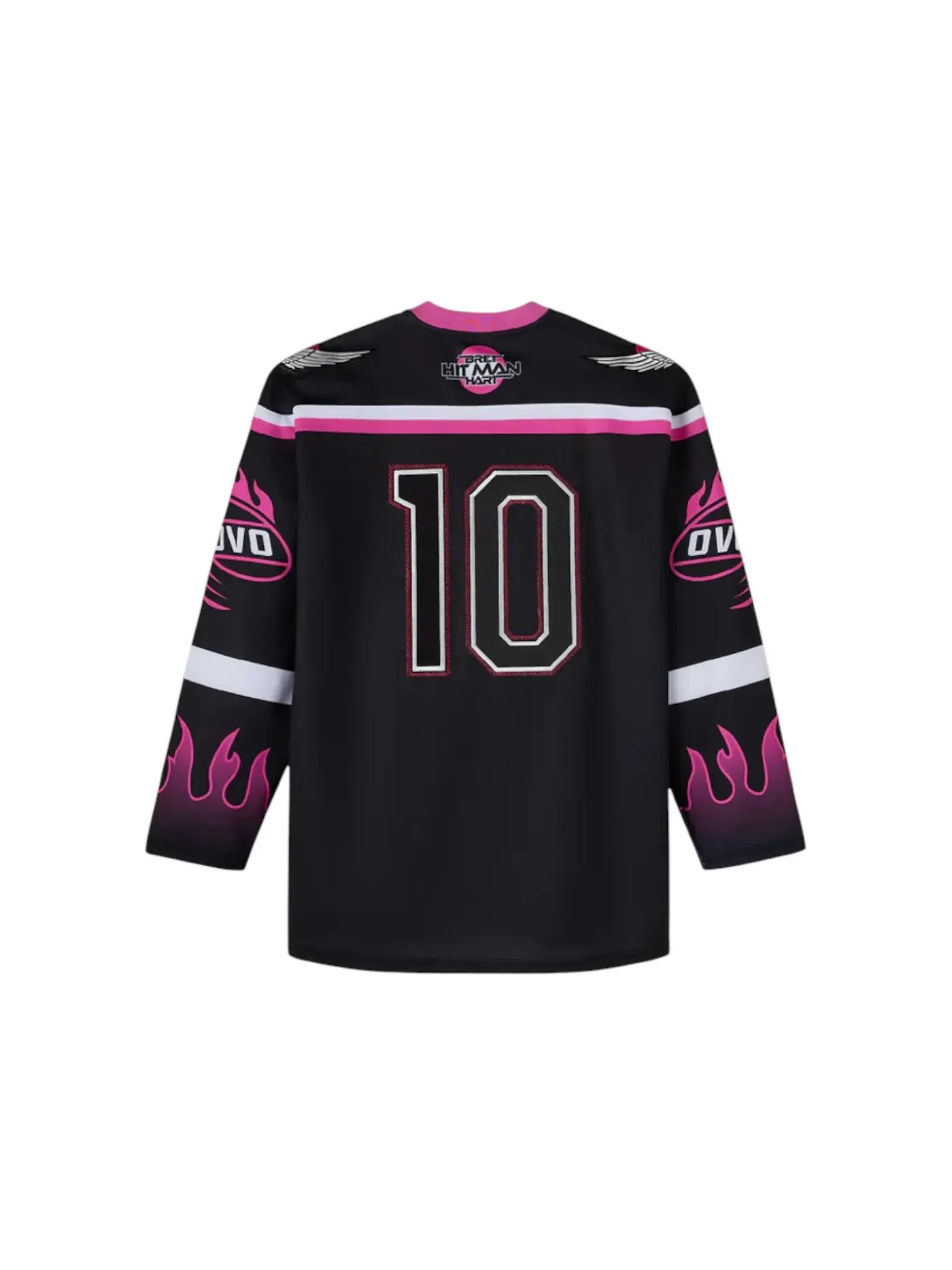 Мужская хоккейная джерси с принтом Jersey OVO — изображение 2 из 2, черный