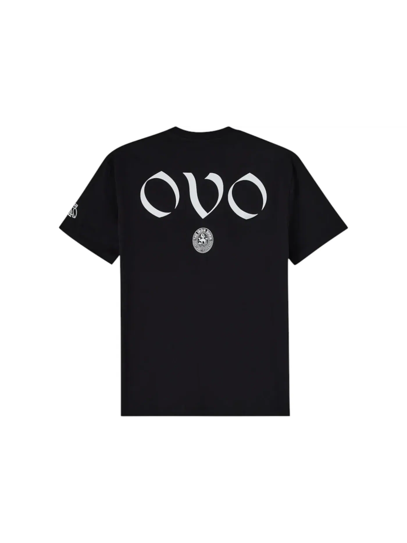 Мужская футболка с принтом Tee OVO — изображение 2 из 2, черный