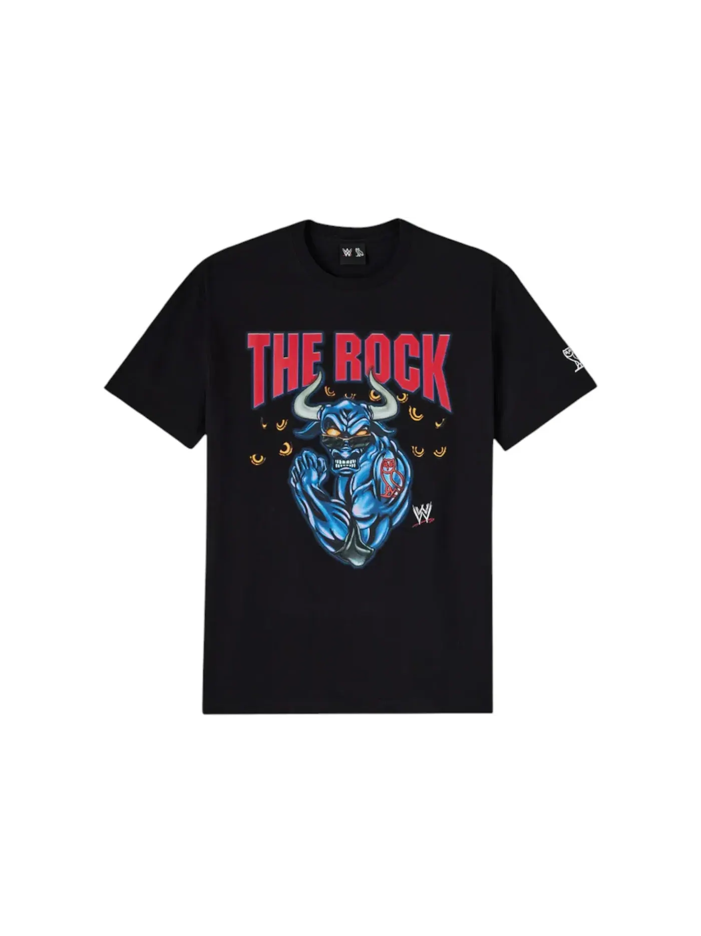 Мужская футболка OVO x WWE The Rock Tee — изображение 1 из 2, черный