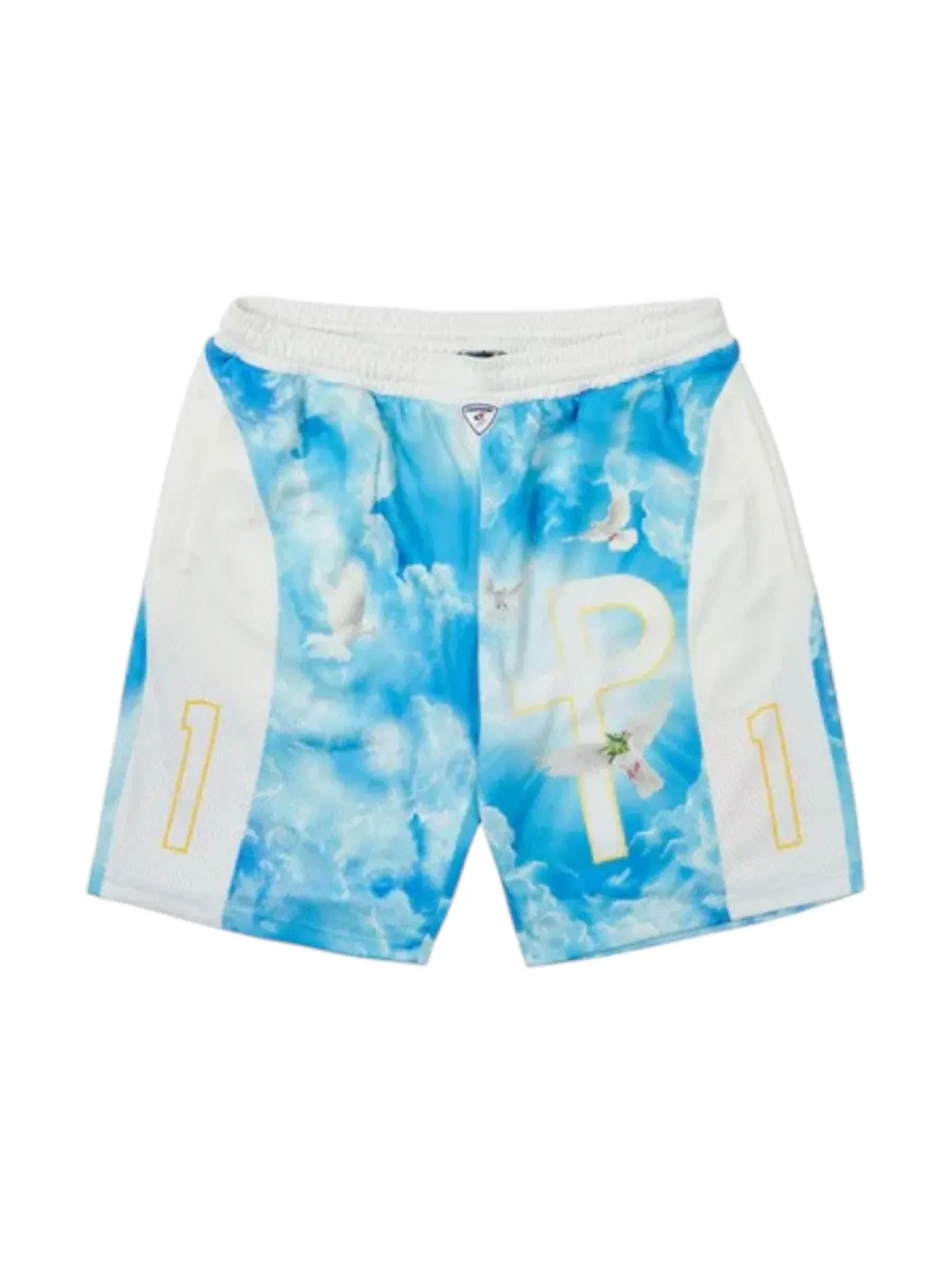 Мужские шорты с принтом Palace Short — изображение 1 из 2, белый