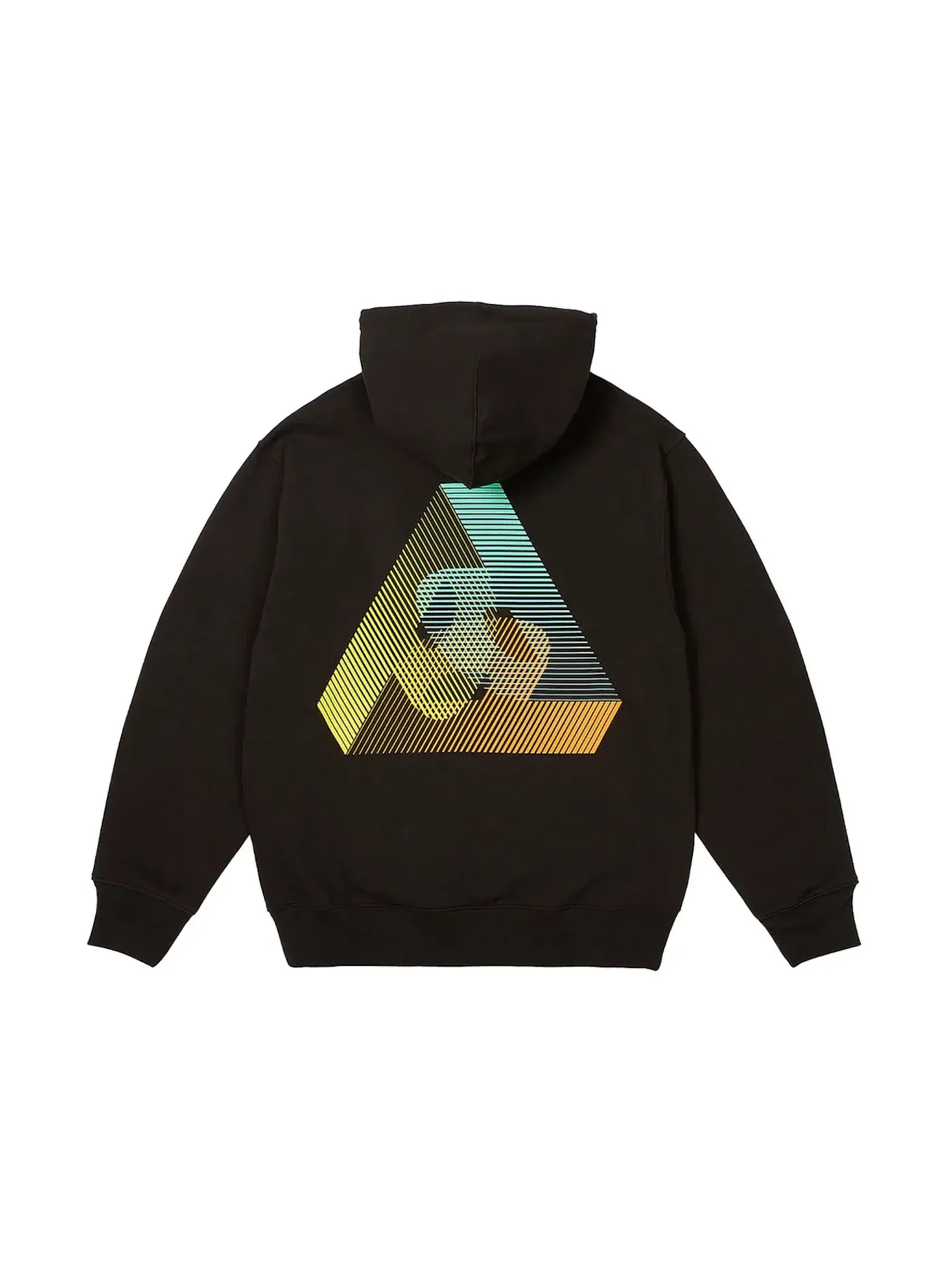 Мужская худи с принтом Palace Hood — изображение 1 из 2, черный