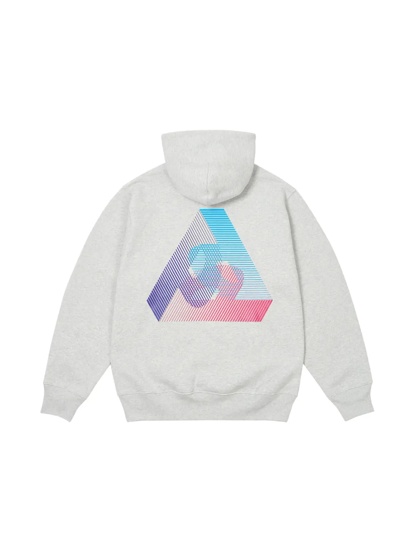 Мужской худи с принтом Palace Hood — изображение 1 из 2, серый